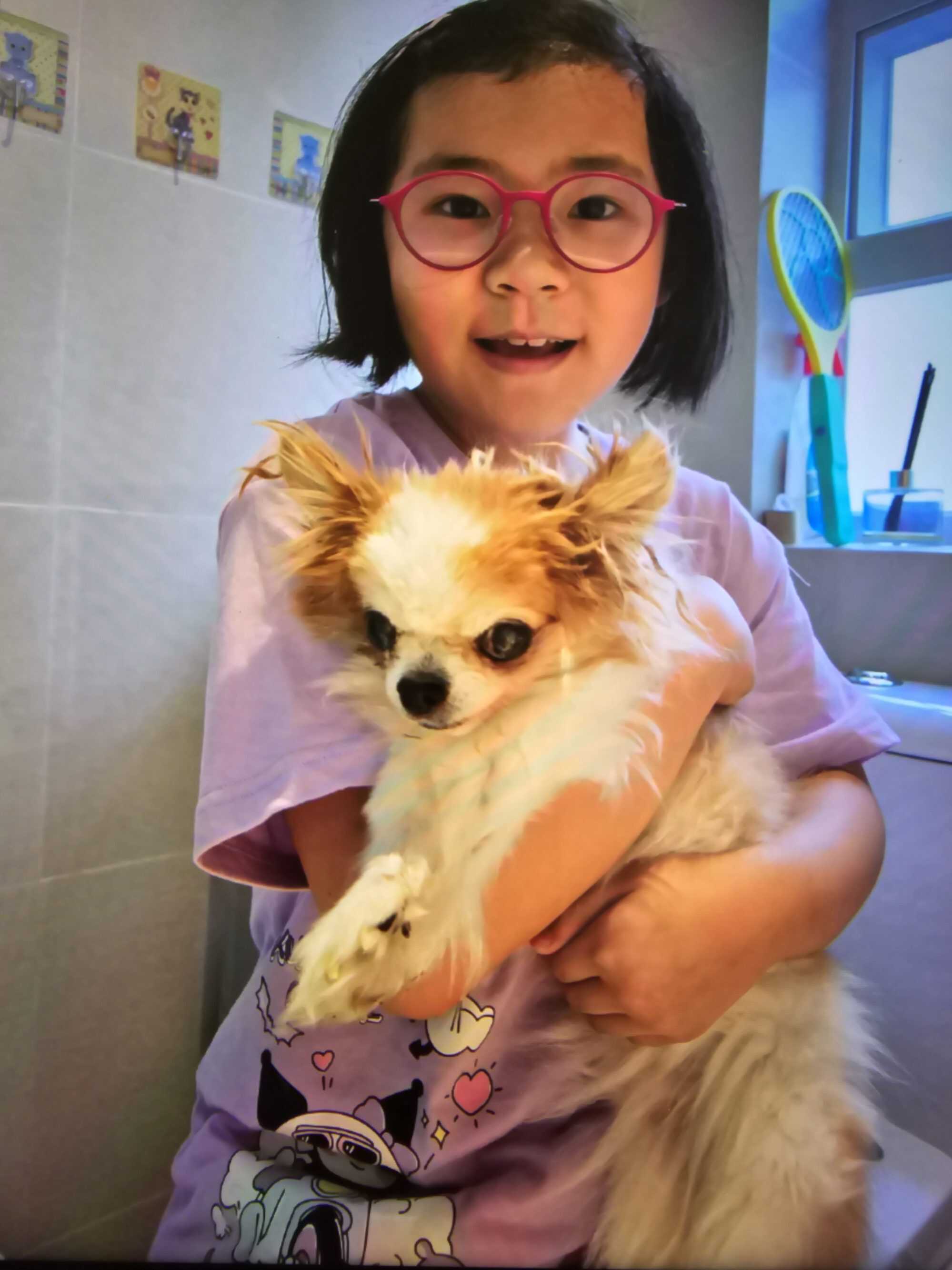 Charlotte has a Chihuahua and her name is Nosy. Photo: Handout