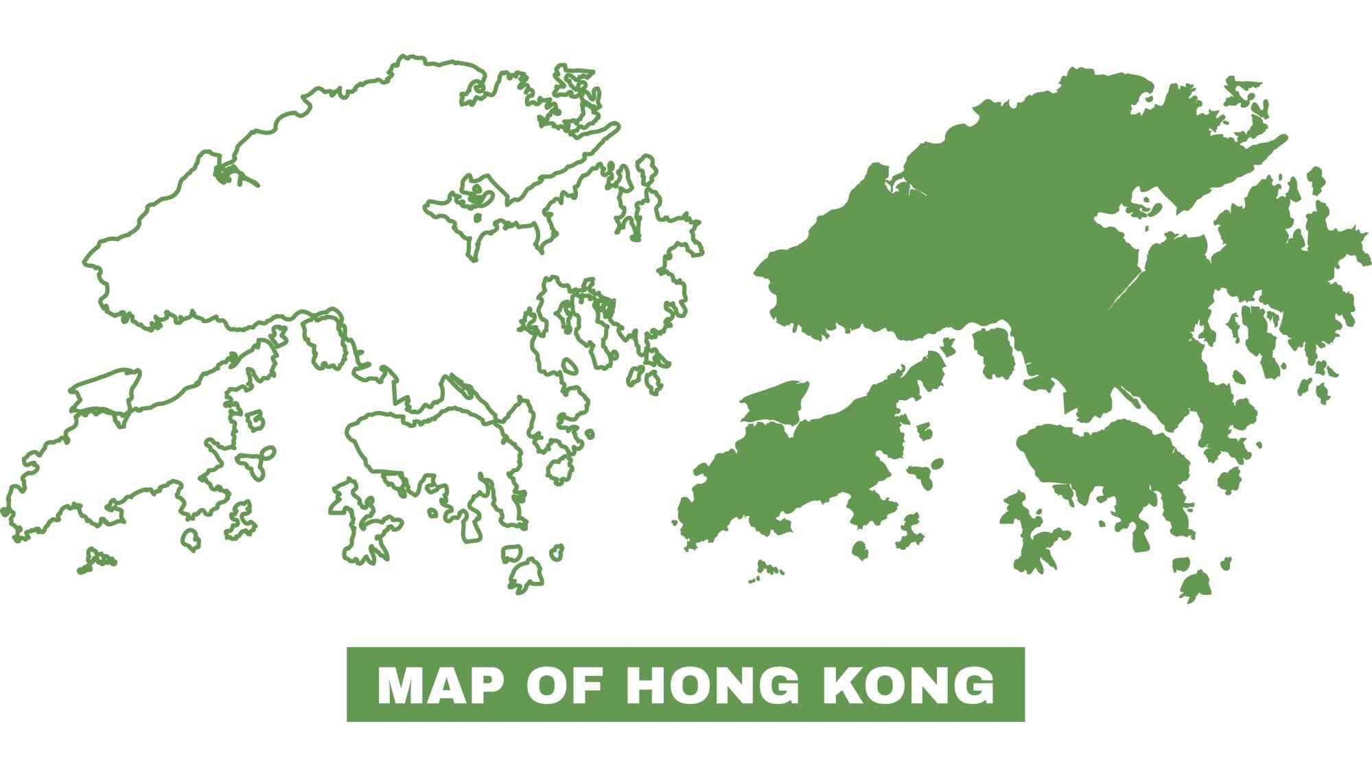 You will need an outline of Hong Kong for this activity. Photo: Shutterstock