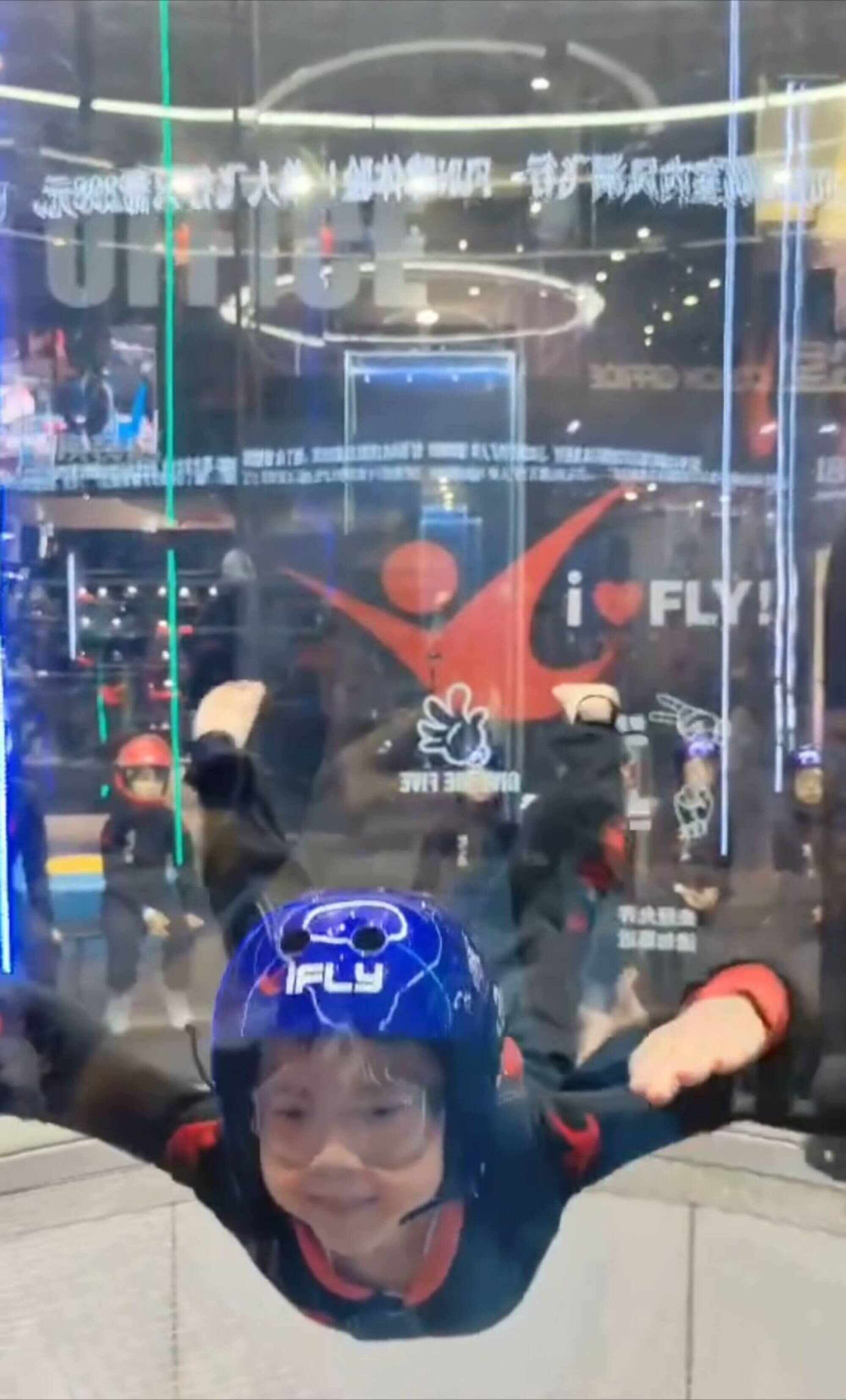 Sean Chan goes skydiving in Shenzhen. Photo: Handout