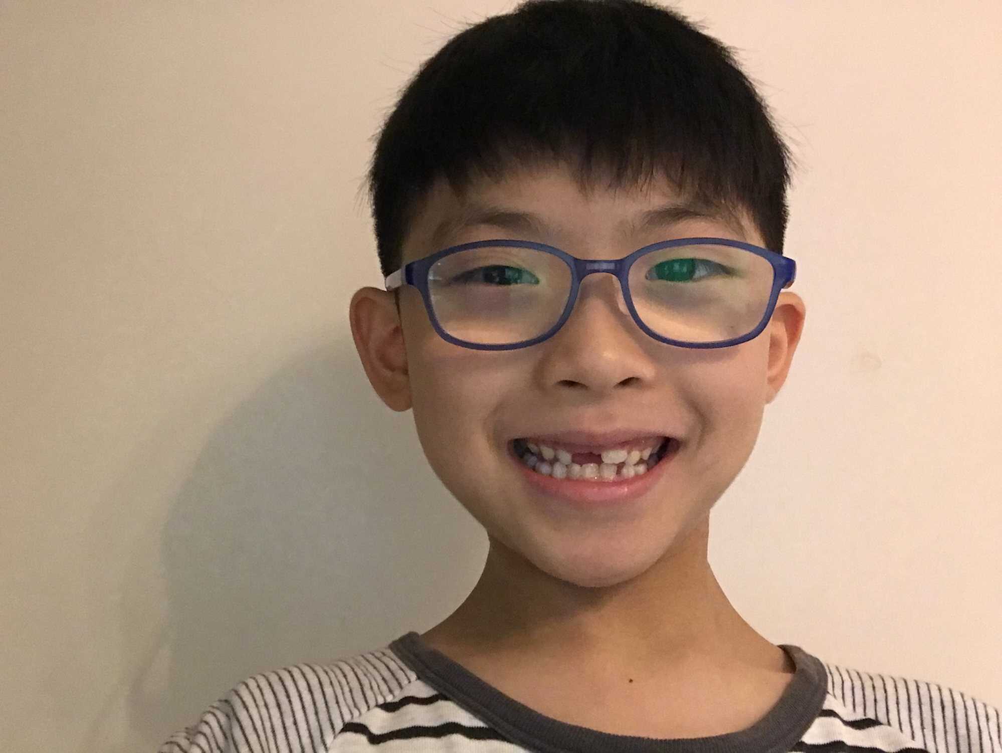 Jayden Fan Chun-ting’s favourite animal is a turtle. Photo: Handout