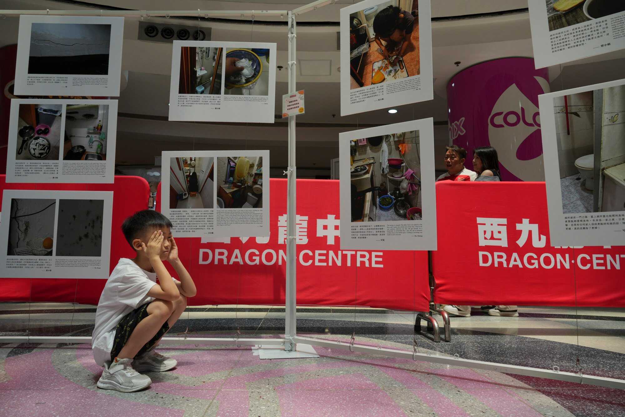 These images were captured by mothers and family members who live in subdivided housing. Photo: May Tse