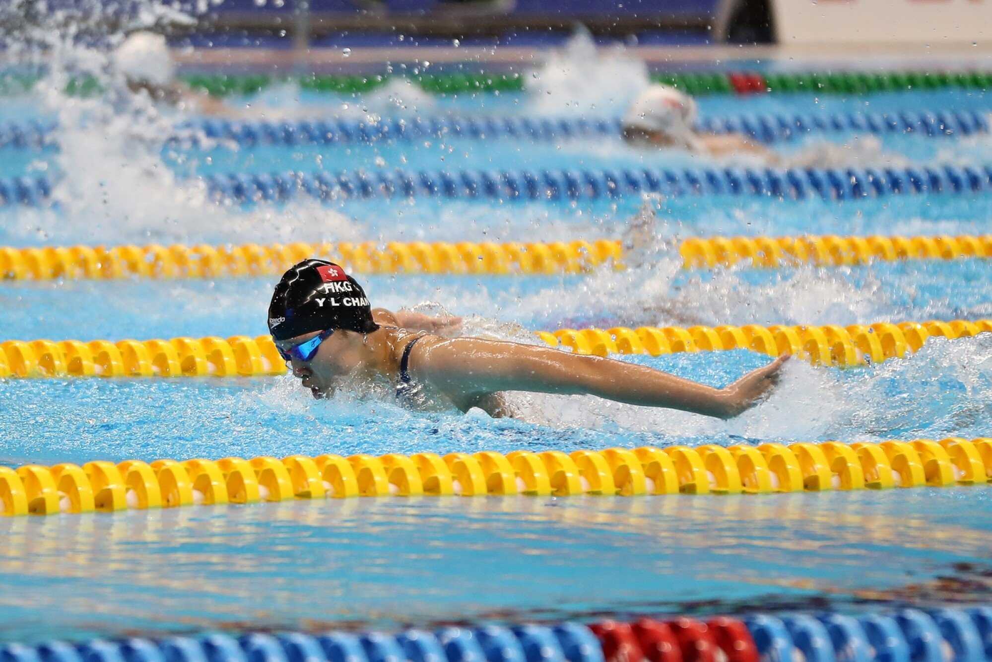 Chan Yui-lam won three medals at the Jakarta Asian Para Games in 2018. Photo: Hong Kong Paralympic Committee