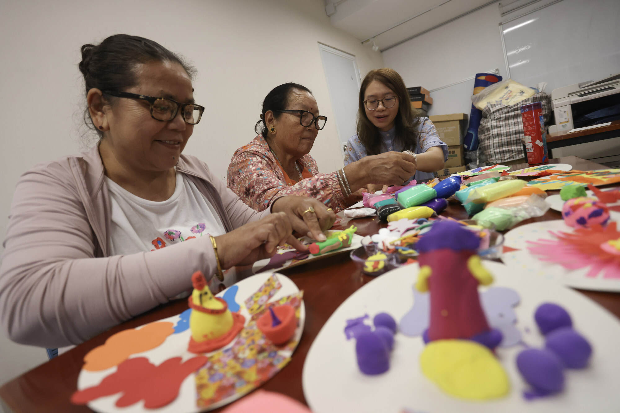 A new project uses expressive arts therapy to help older people from ethnic minority communities find emotional relief and connect with their cultural heritage. Photo: Jonathan Wong