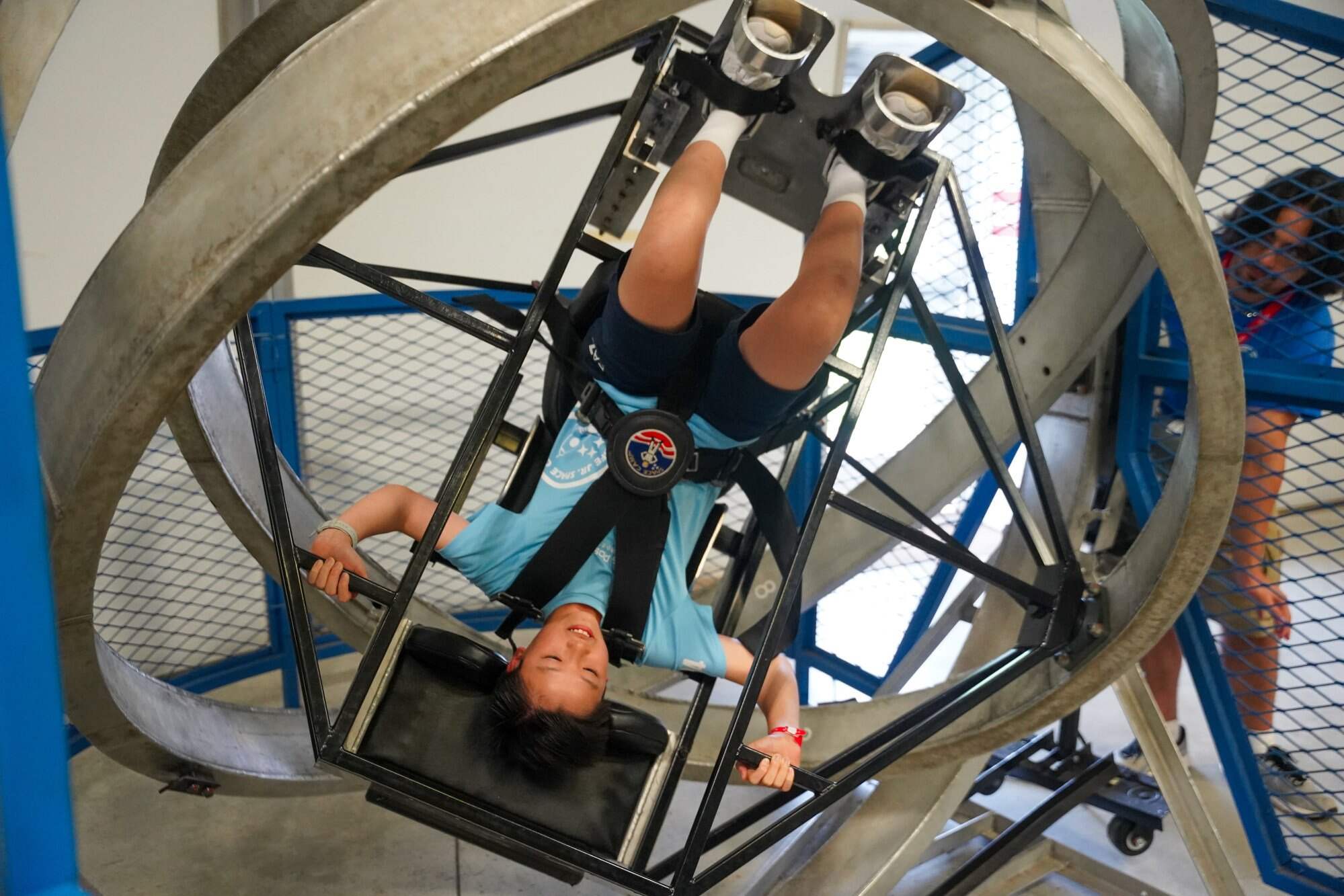 Hayden took part in many different astronaut training activities at space camp. Photo: Handout