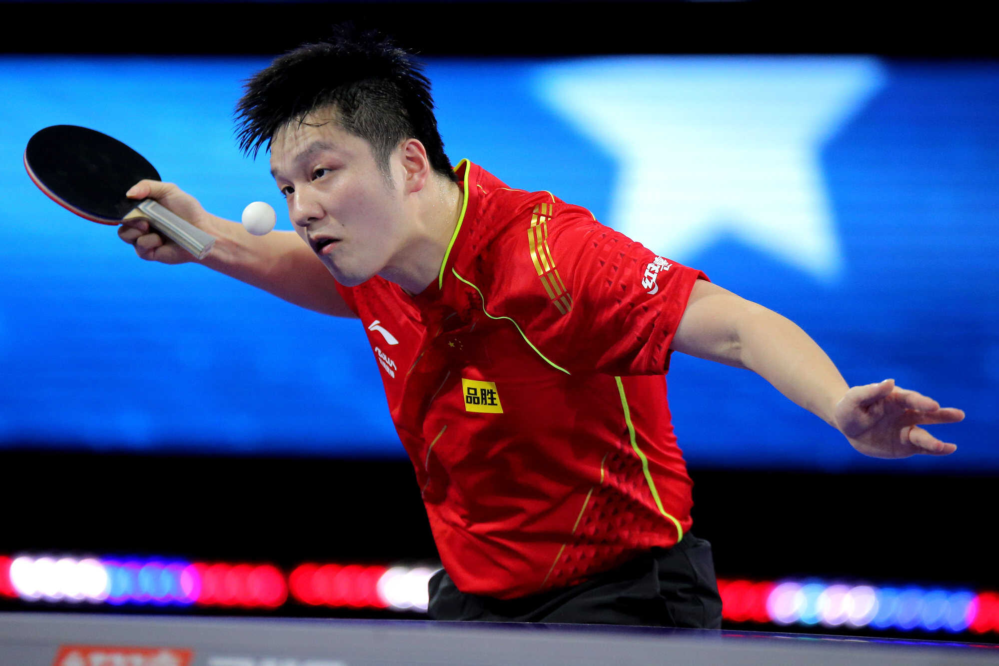 Fan Zhendong is a two-time Olympic champion. Photo: Erik Williams/ USA TODAY Sports