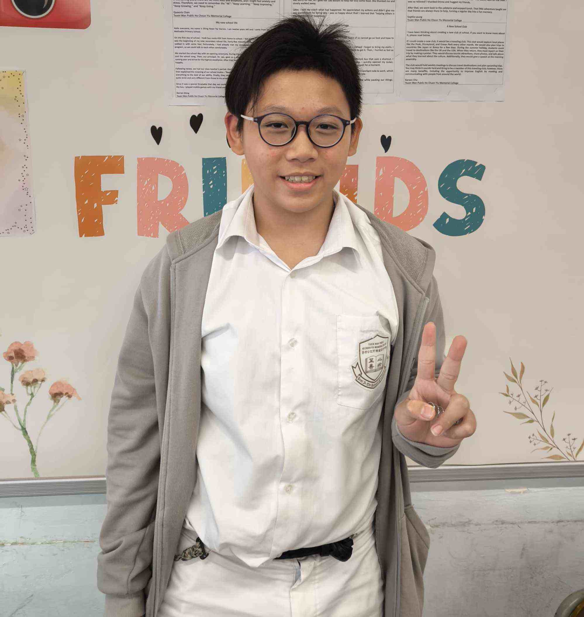 Gabriel dreams of being a vet when he grows up. Photo: Handout