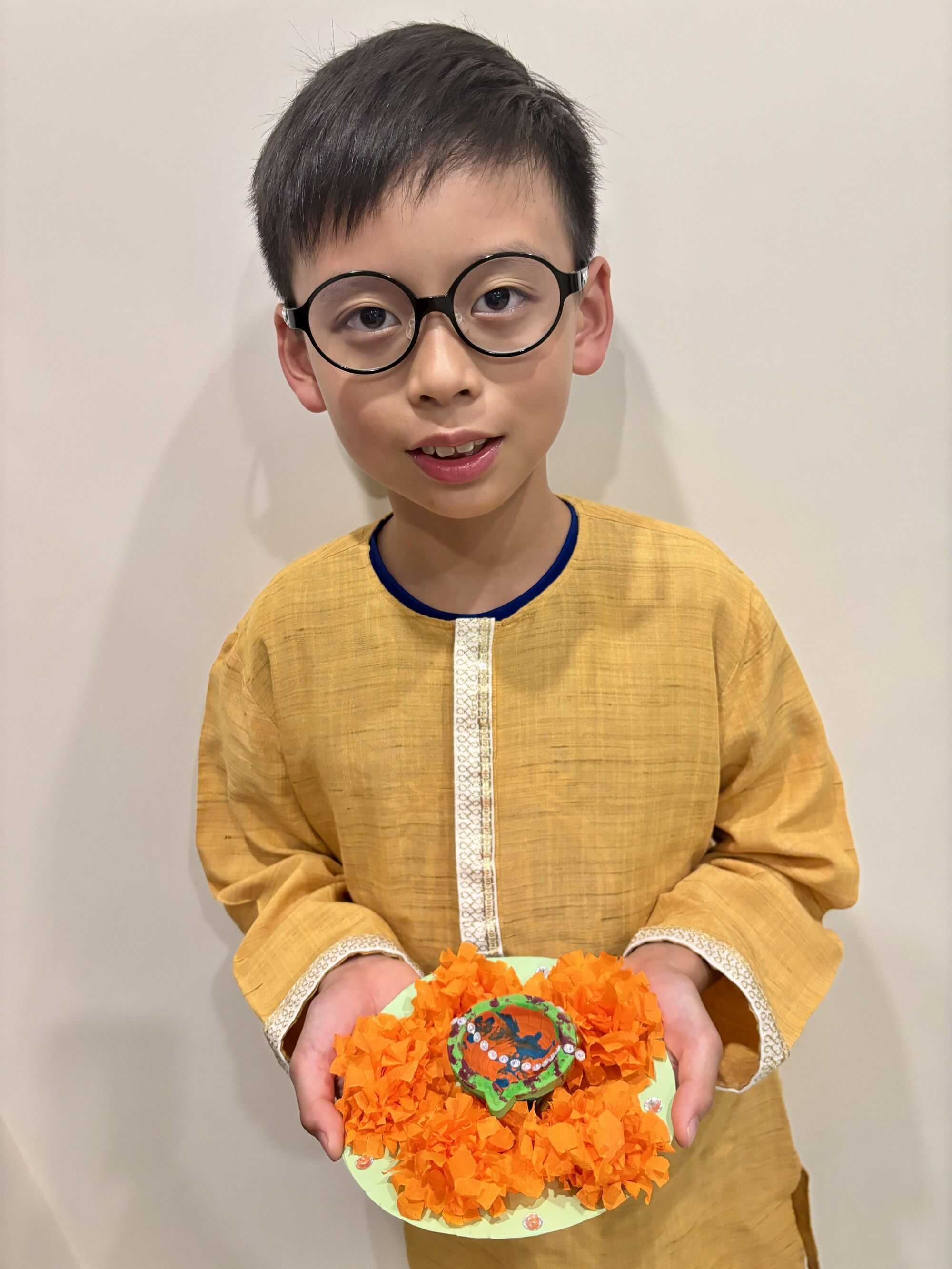 Cody Tsang enjoyed learning about a new festival. Photo: Handout