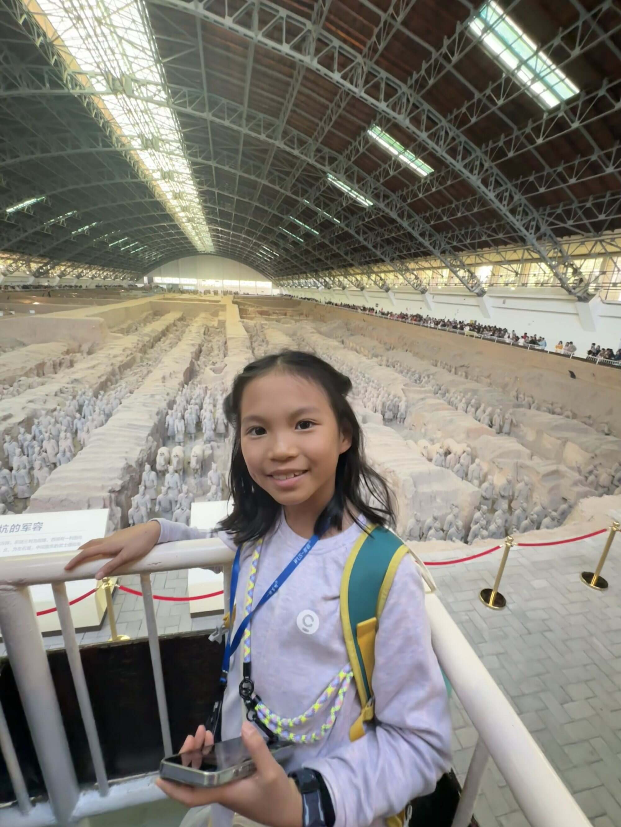 Summer Lee enjoyed her trip to Xian. Photo: Handout