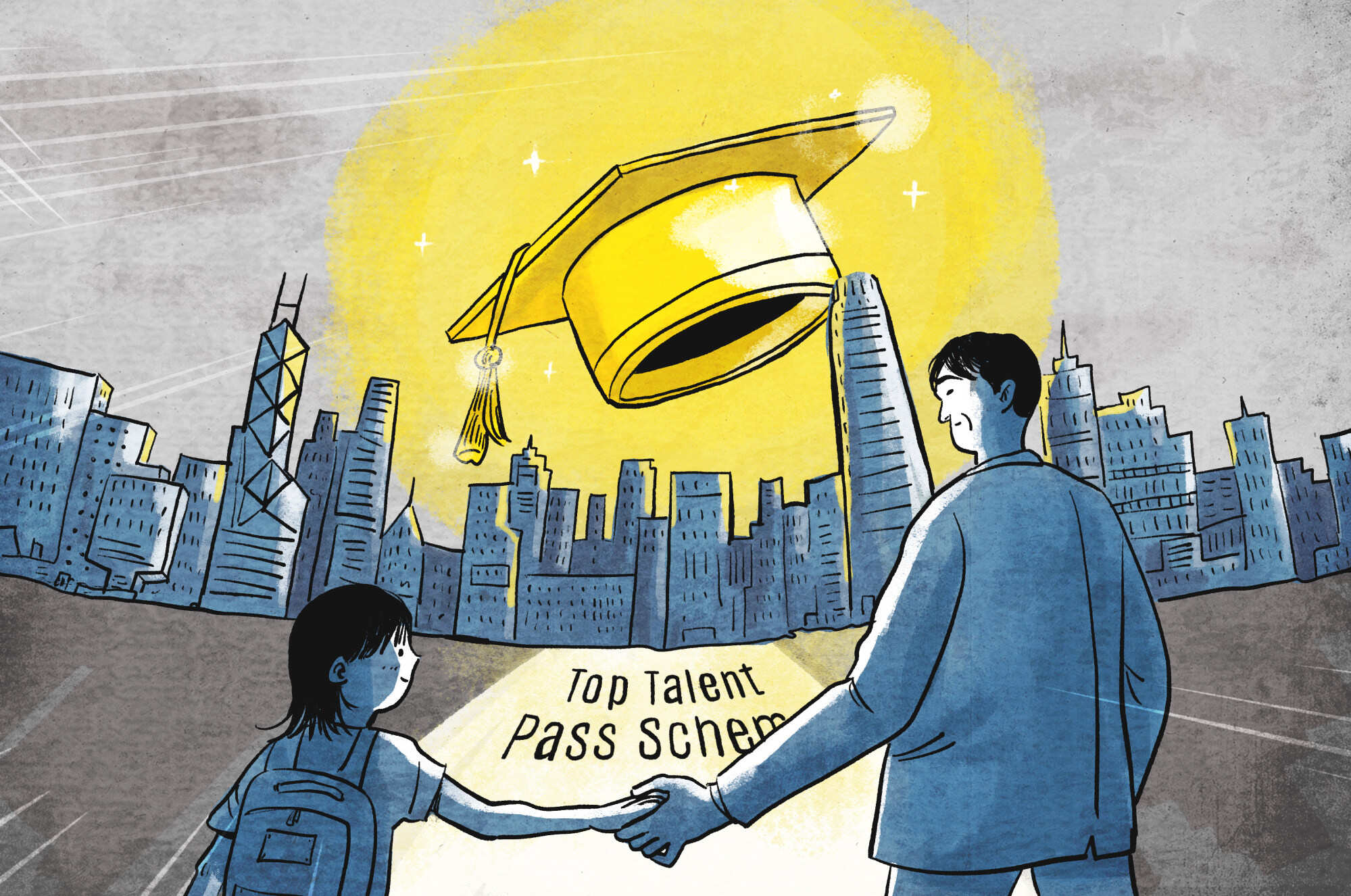 Many people are finding that life in Hong Kong under the Top Talent Pass Scheme isn’t everything they had hoped for. Photo: SCMP Graphics