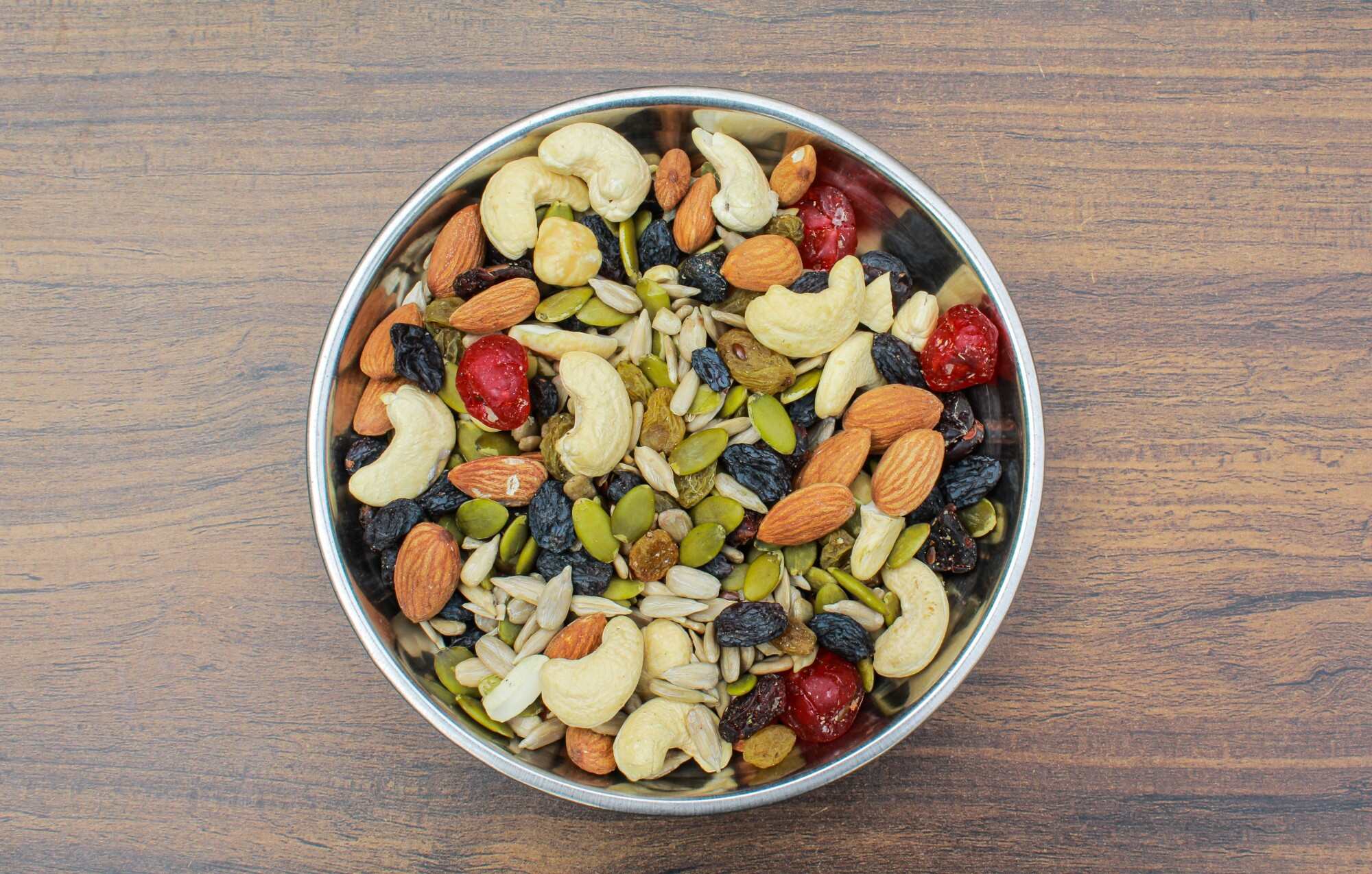 The ultimate trail mix recipe includes nuts, dried fruit and more. Photo: Shutterstock