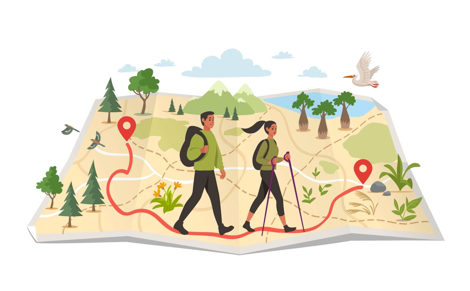 There is nothing like being in nature, but don’t get lost. Photo: Shutterstock