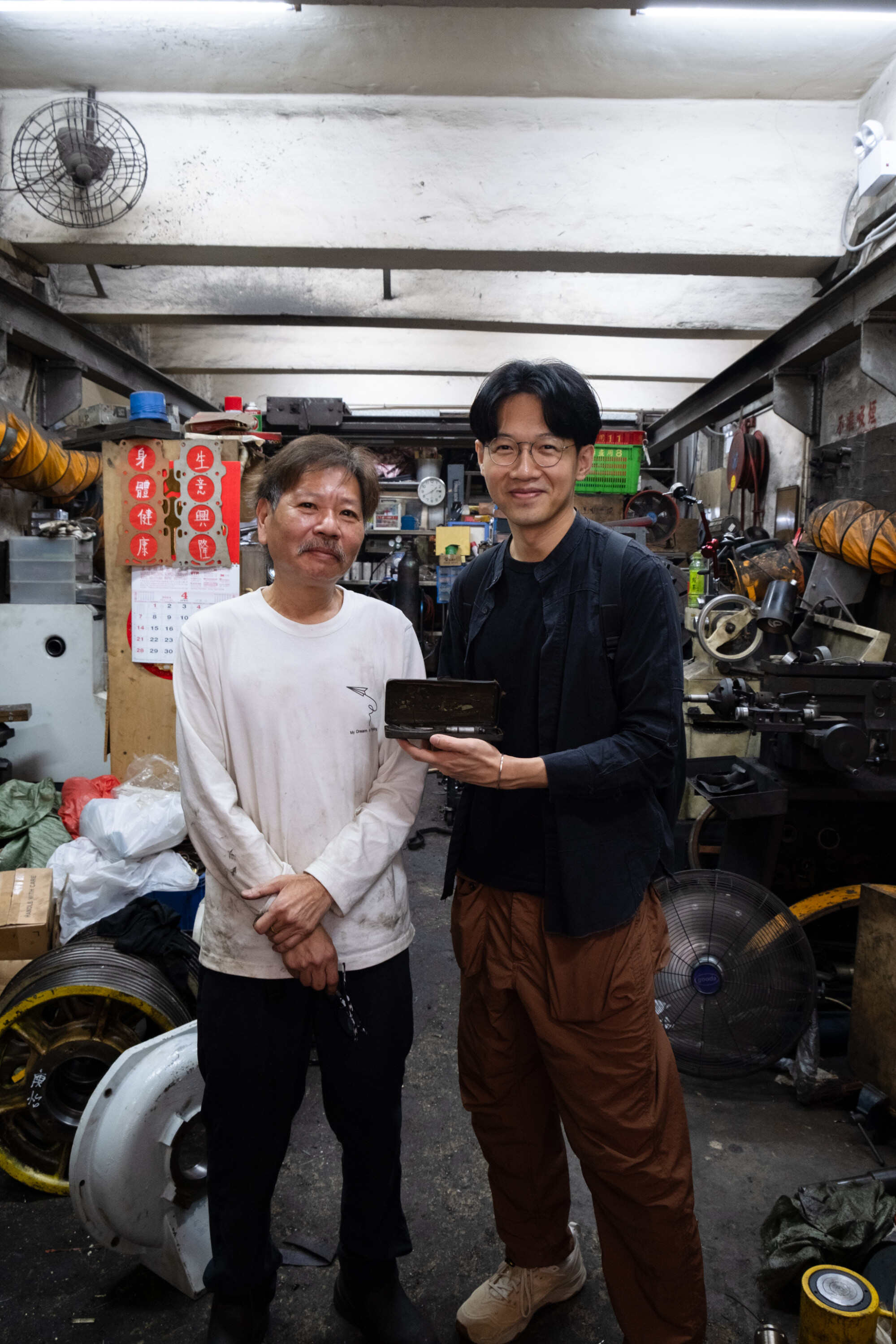 Tai Kok Tsui resident Chiu Man-ho, also known as “Ho Gor, has been running Heng Fat Mechanical Engineering for more than 40 years. Photo: Handout