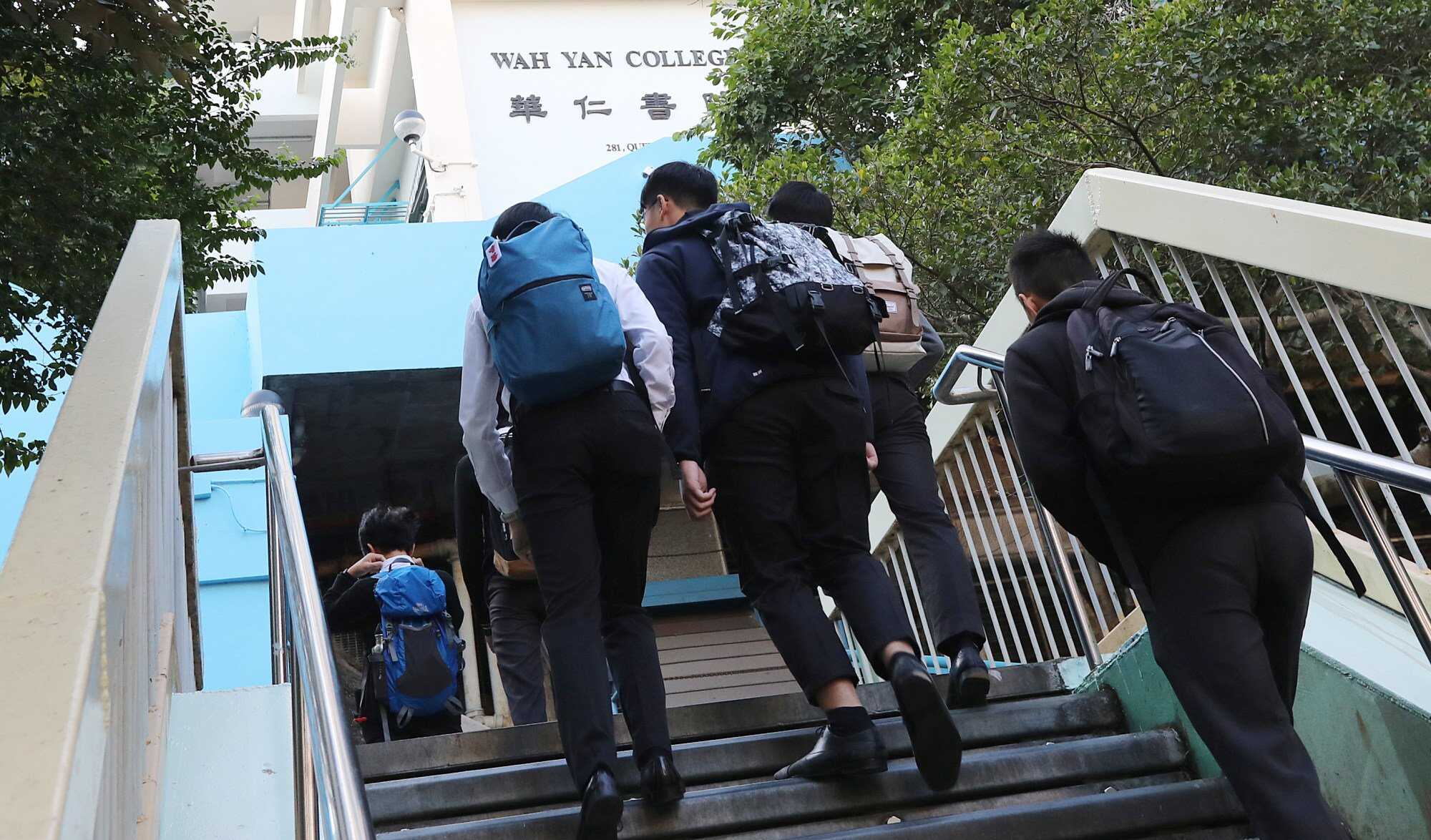 Wah Yan College Hong Kong has seen a 2 per cent exit rate for students in the last academic year. Photo: Felix Wong