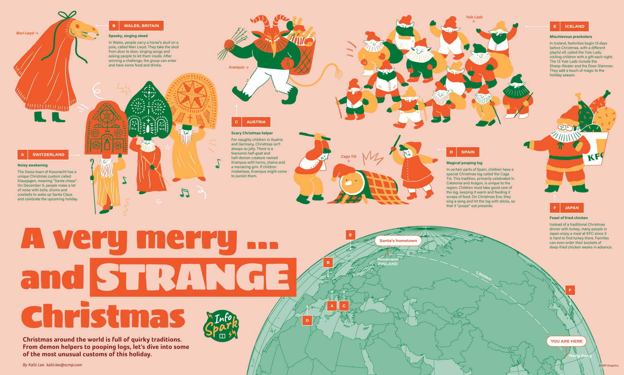 Infospark: The world's most unusual Christmas traditions – from
