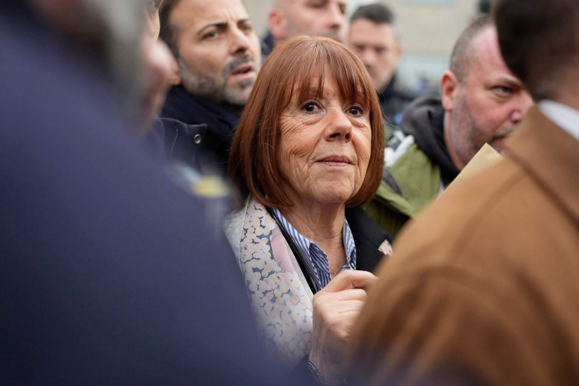 Gisele Pelicot exits the Avignon courthouse in southern France. Photo: AP Photo