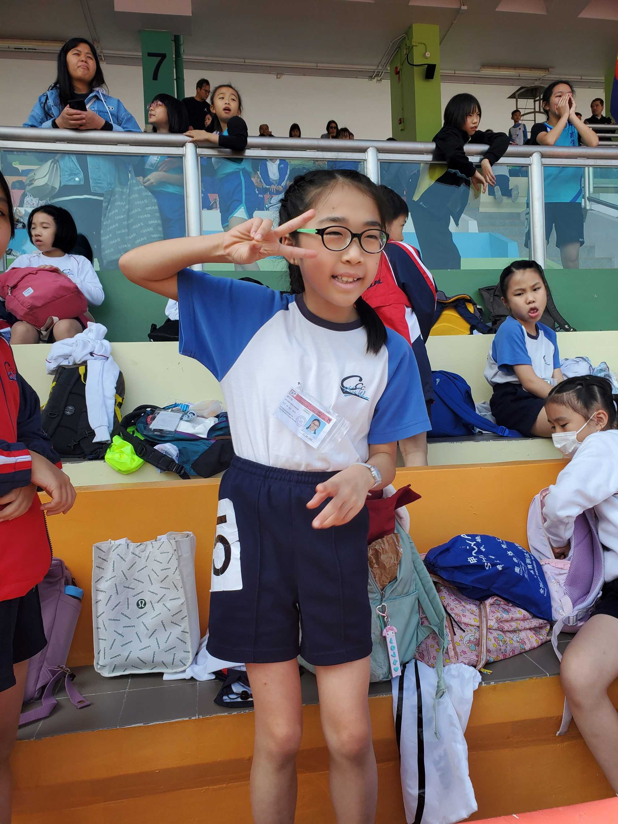 Maisie Lo shared a funny experience she had with her school sports team. Photo: Handout