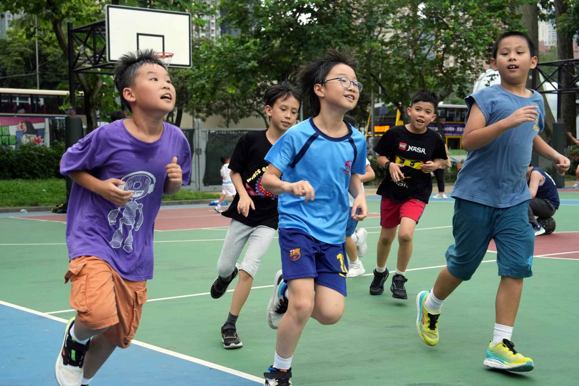 Kids should have at least 60 minutes of exercise every day. Photo: Sun Yeung