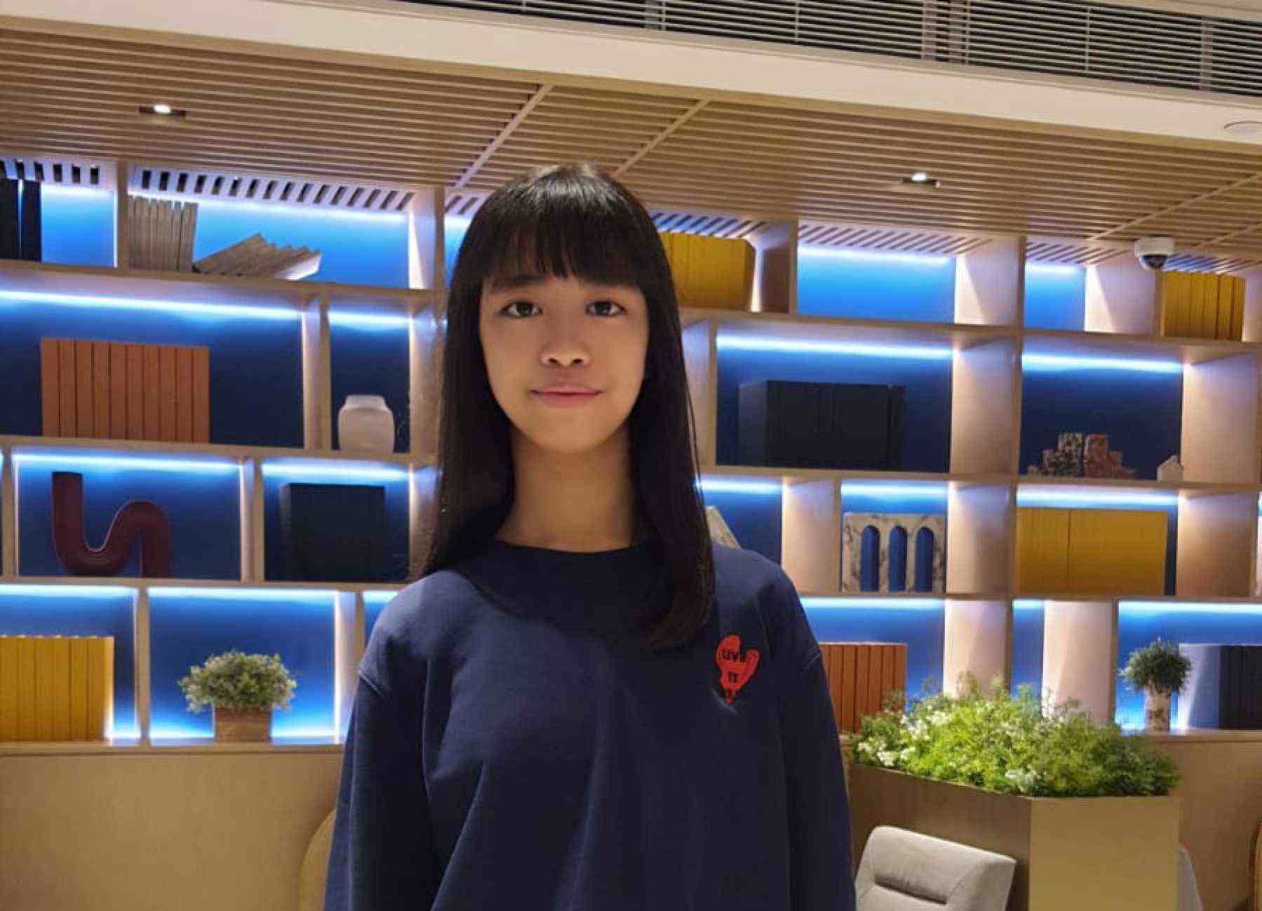 Anson Ng Wai-yan attends St Mary’s Canossian College. Photo: Handout