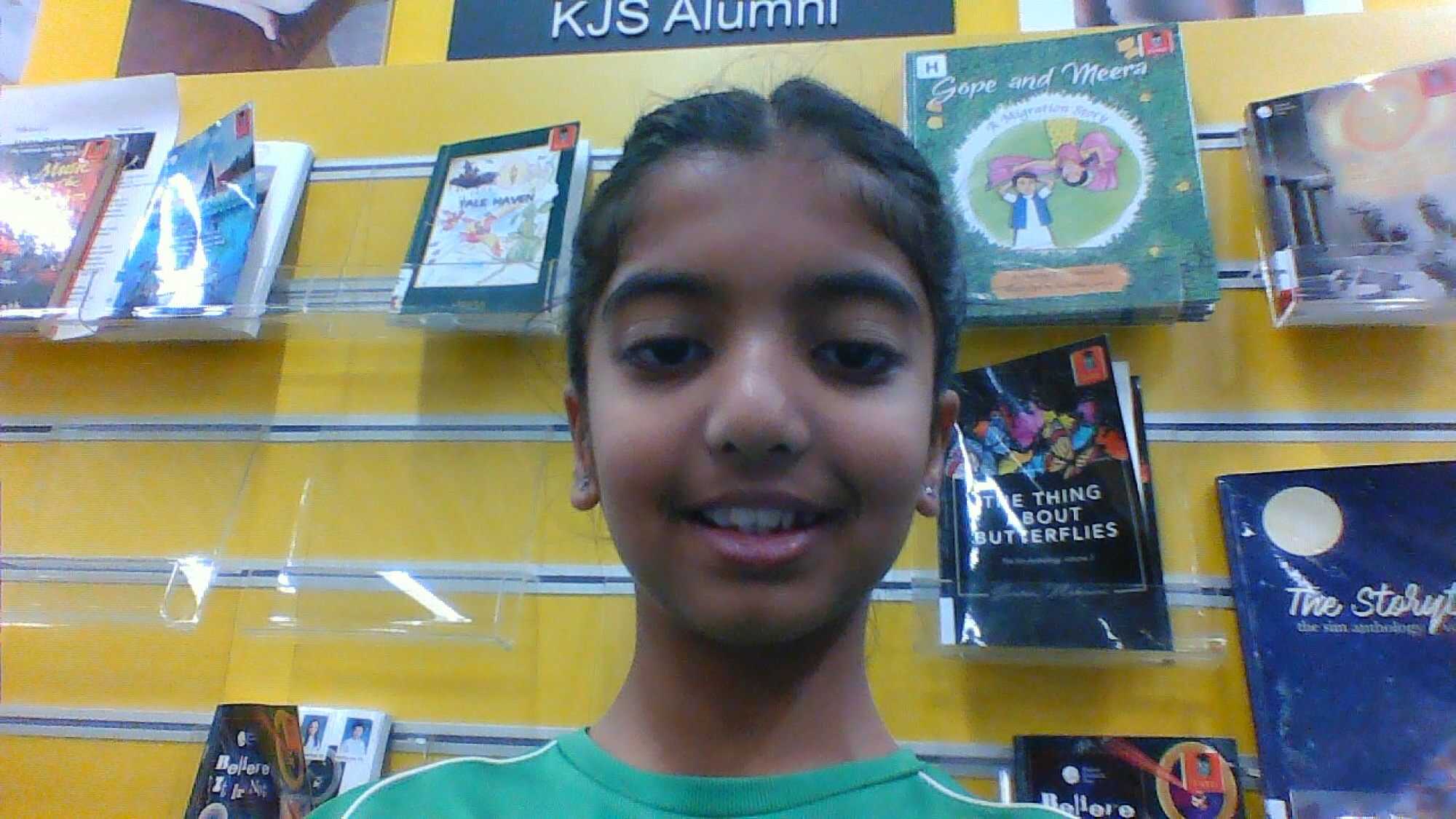 Purvi Choudhari enjoyed the Monster Ball held at her school. Photo: Handout