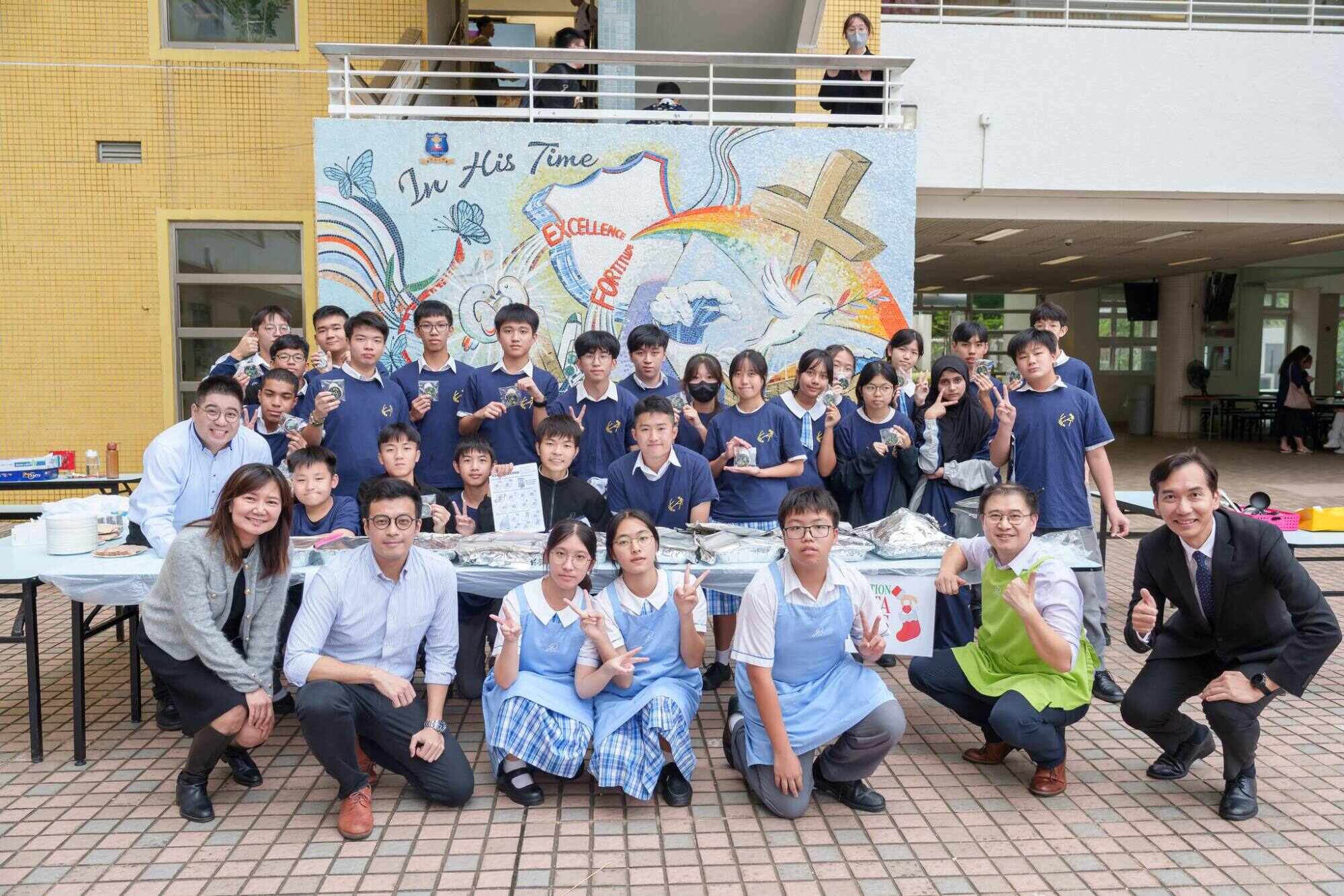 Cumberland Presbyterian Church Yao Dao Secondary School partnered with Operation Santa Claus for the first time in 2024. Photo: Handout