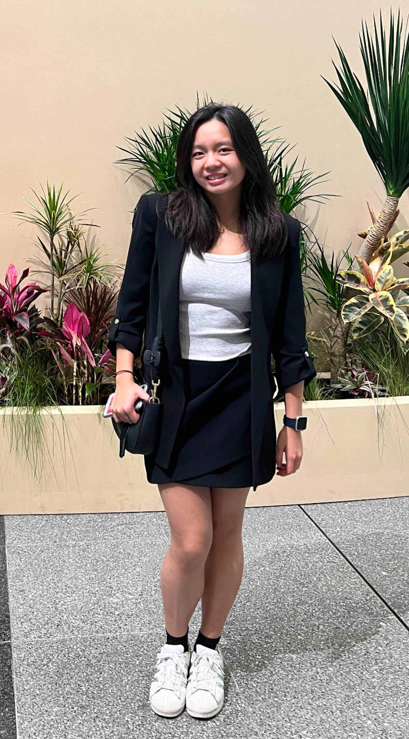 Giselle Lee is an advocate for using paper for note-taking, arguing that it is more affordable and avoids the health risks associated with prolonged screen time. Photo: Handout
