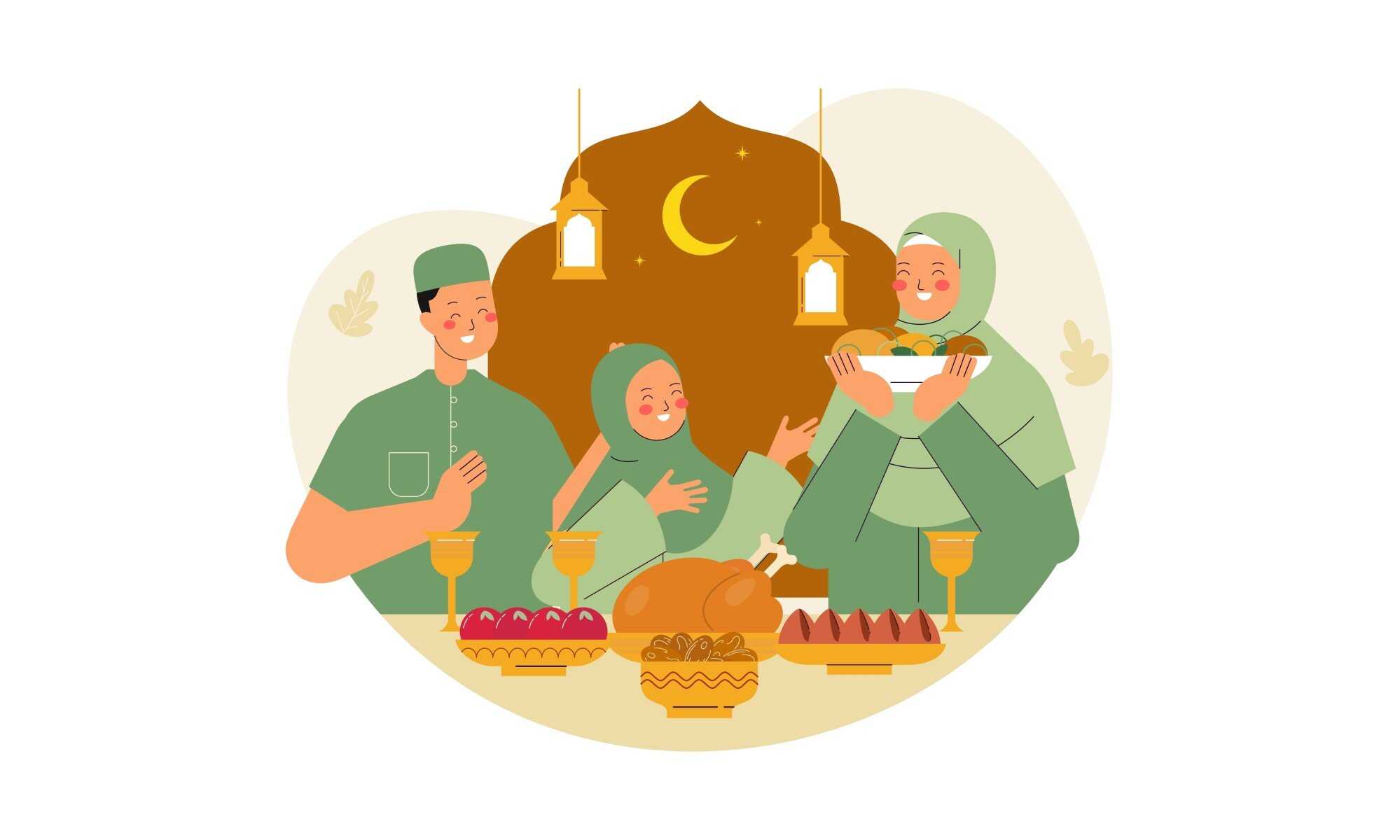 Muslims celebrate Eid al-Fitr at the end of Ramadan, a month of fasting. It changes every year and depends on the sighting of a new moon. Photo: Shutterstock
