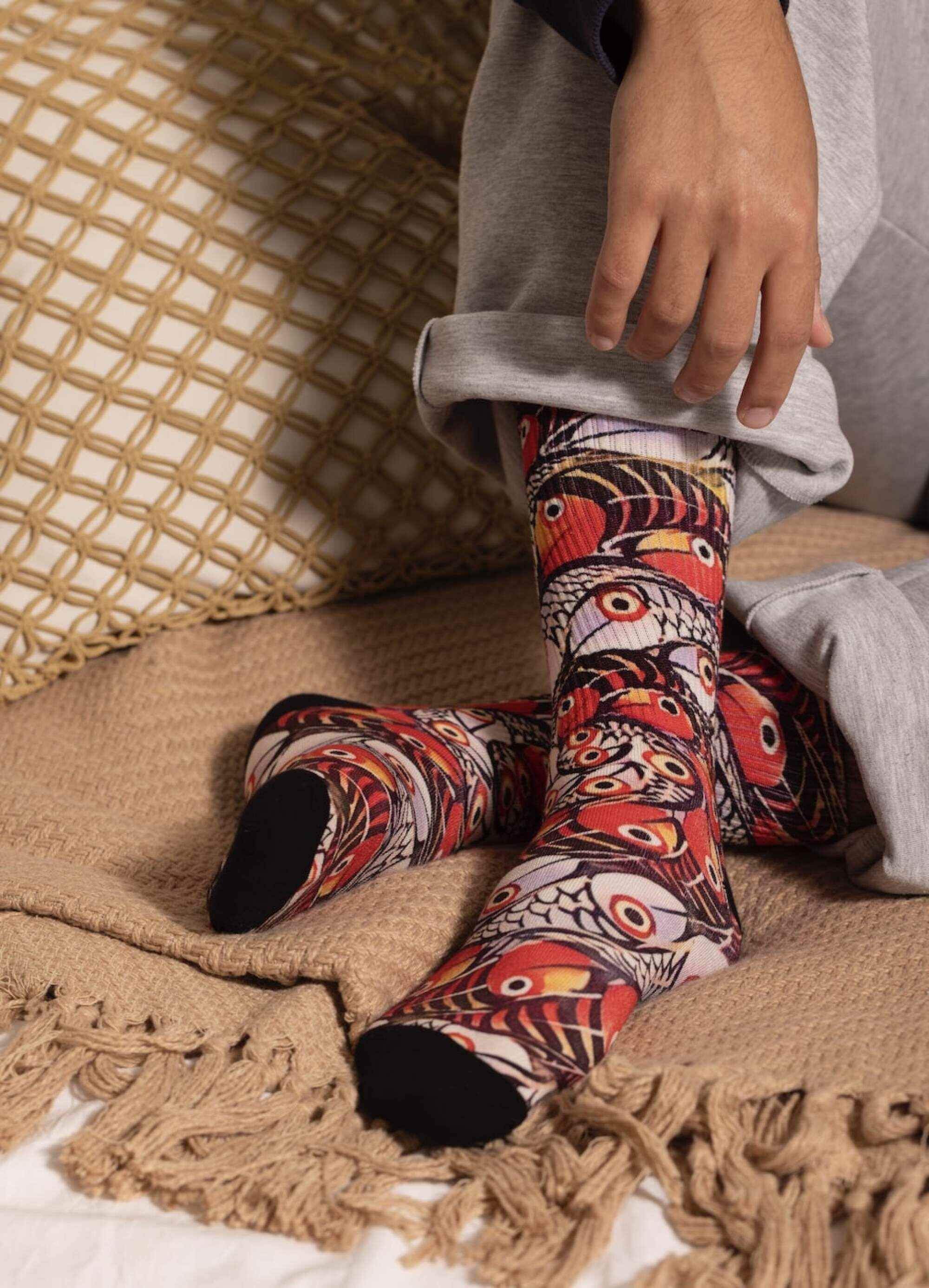 Lee launched Sababu Socks using money he had saved from his red packets and from building websites. Photo: Handout