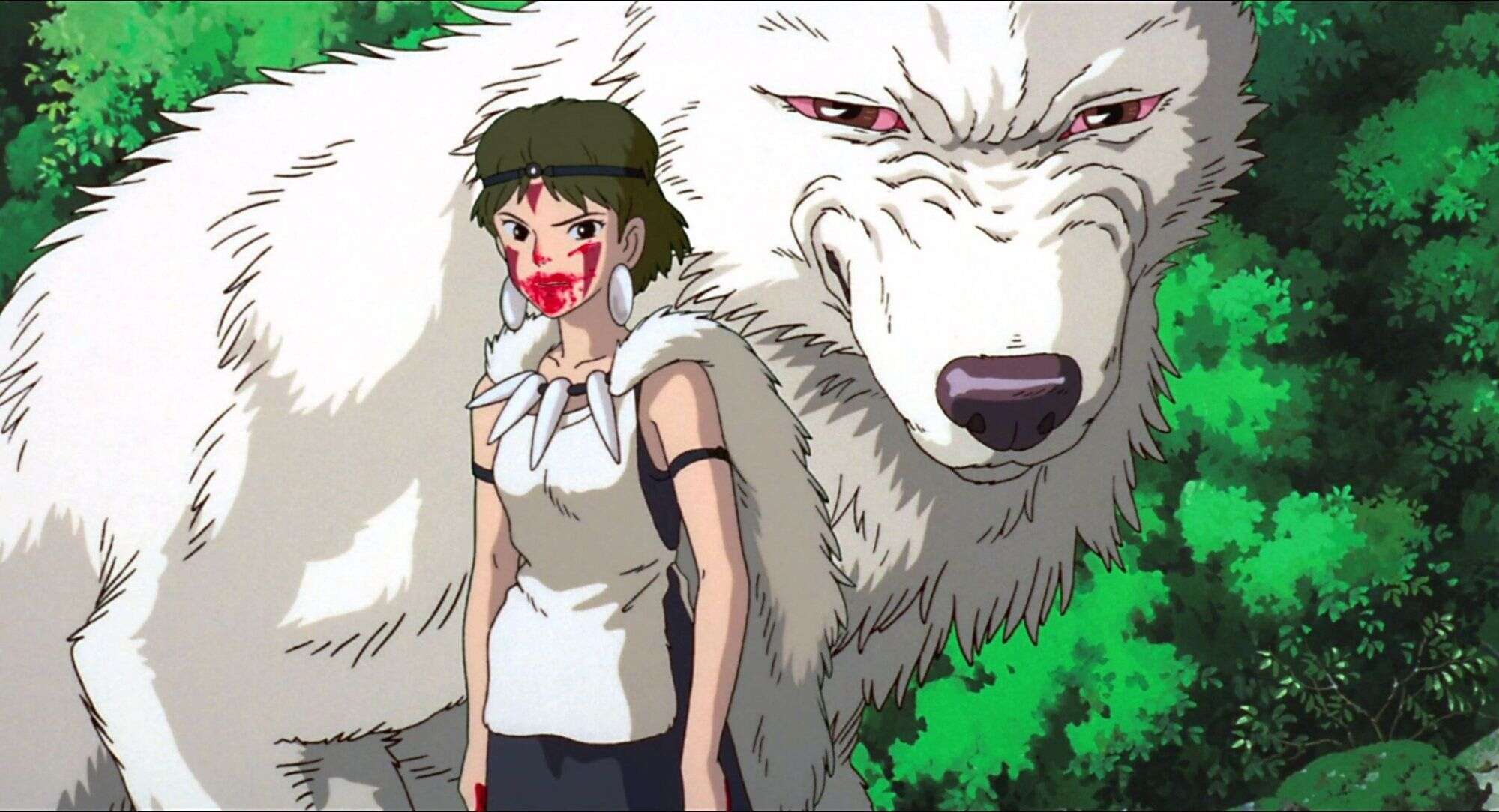 A still from the animated film ‘Princess Mononoke’ from Studio Ghibli. Its founder, Japanese animation legend Hayao Miyazaki, once described artificial intelligence generated animation as “an insult to life itself”. Photo: Studio Ghibli