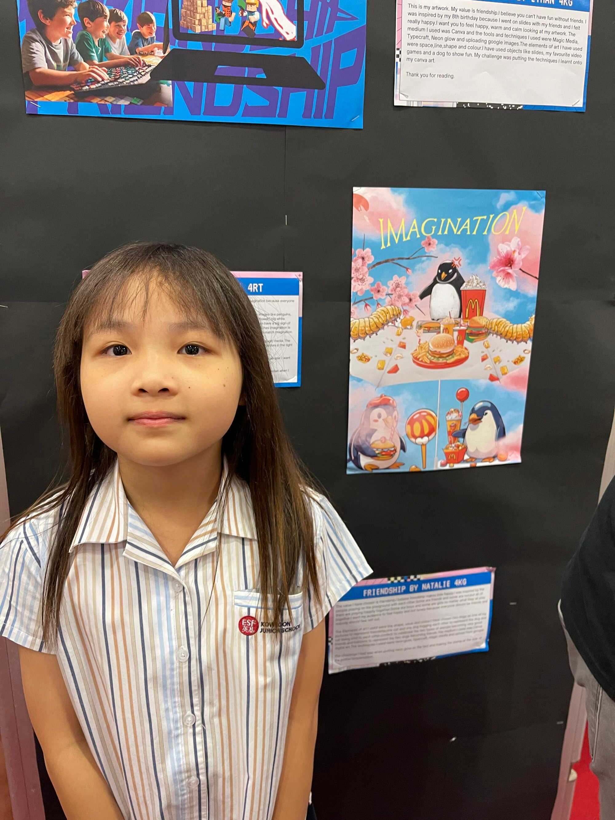 Maya Leung is a student at Kowloon Junior School. Photo: Handout