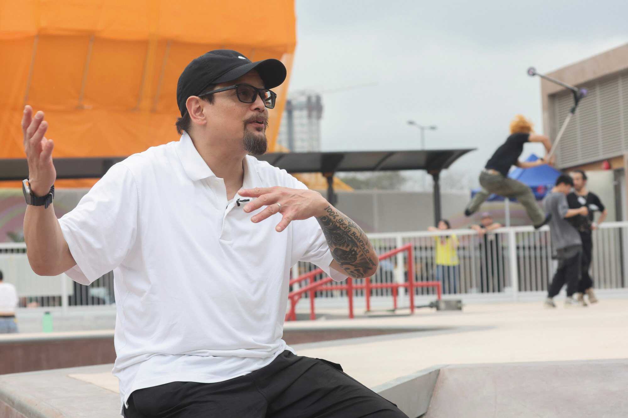 Warren Stuart is a notable figure in the skateboarding community in Hong Kong. Photo: Edmond So