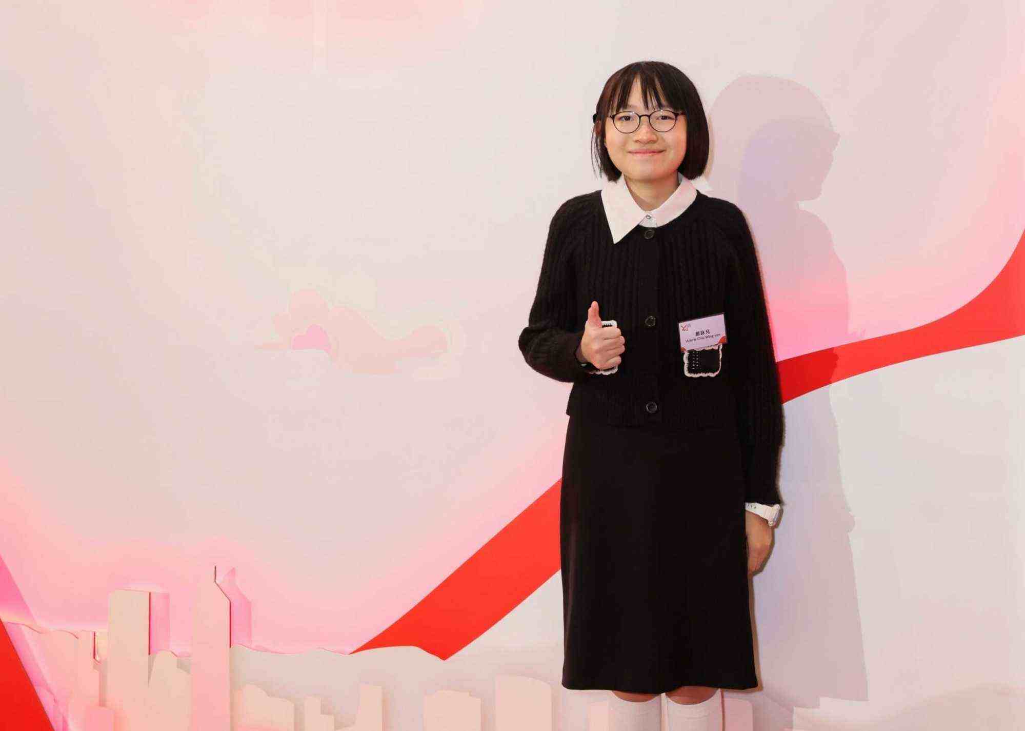 Valerie Chiu attends St Mary’s Canossian College. Photo: Handout