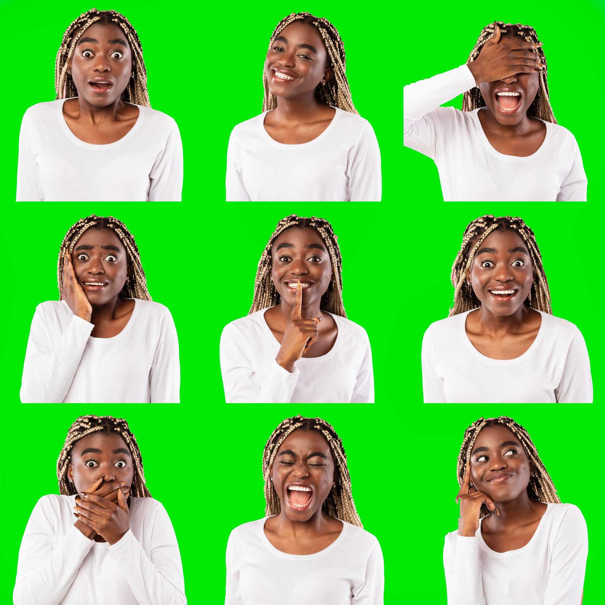 he method for making avatars involves actors displaying a range of emotions in front of a green screen. From this, AI is used to create a likeness that can say all sorts of things in different languages. Photo: Shutterstock