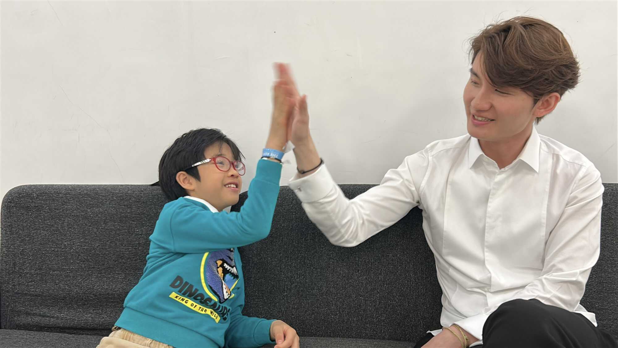 Gabriel Ling enjoyed watching Chinese pianist Niu Niu play. Photo: Handout