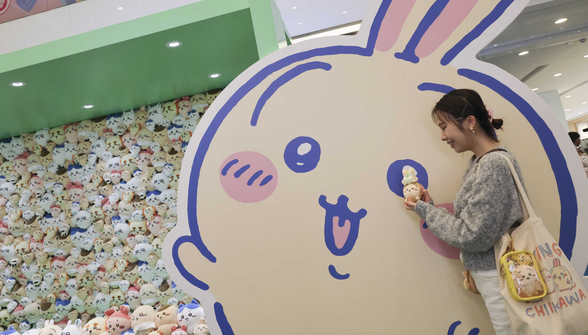 Chiikawa, which means “something small and cute”, was created by Japanese artist Nagano and went viral as a webcomic in 2017. It was adapted into an anime in 2022 and became popular in other parts of Asia, with some fans calling it a “digital painkiller”. Photo: Jelly Tse