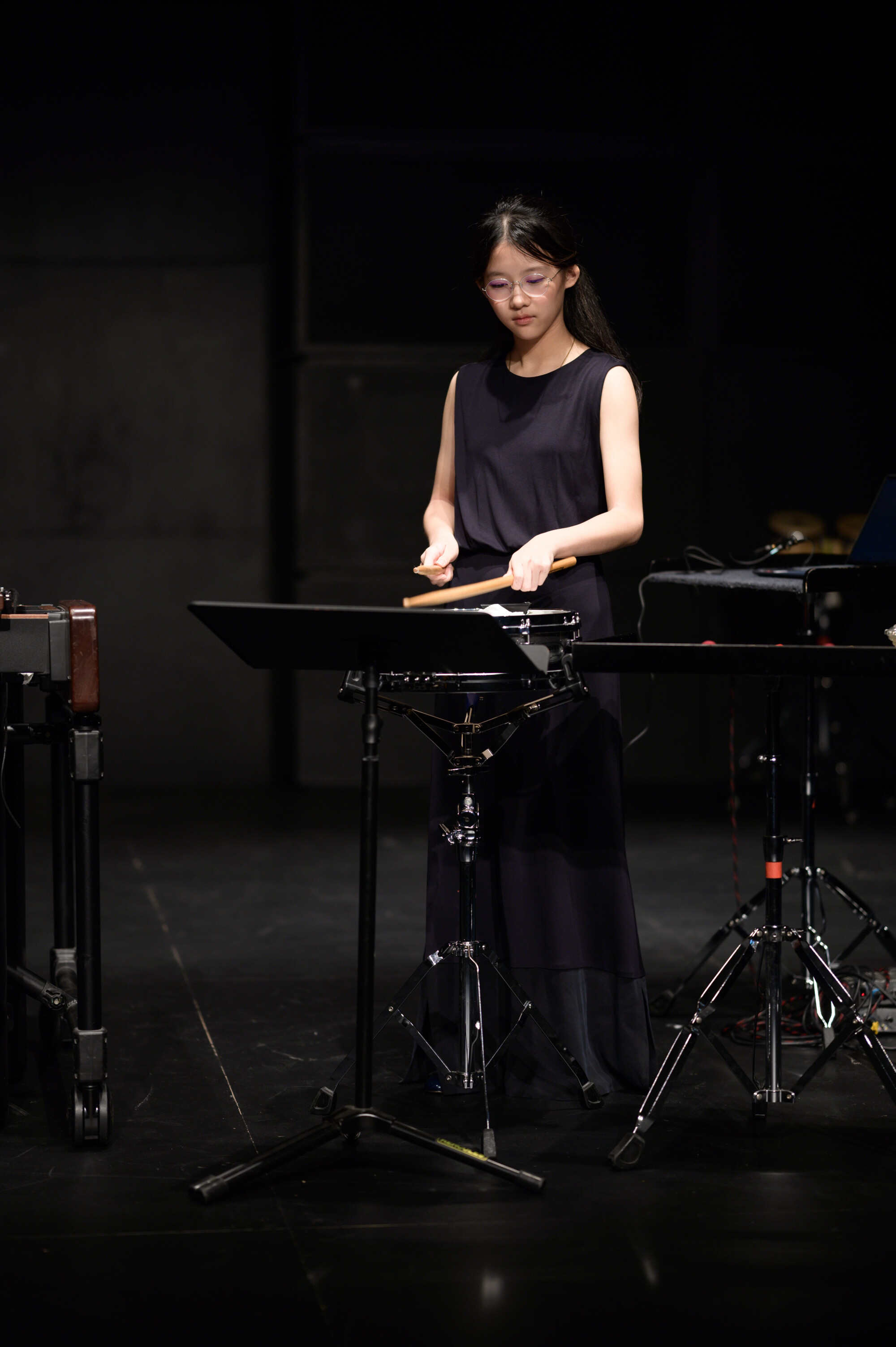 Audrey has mastered instruments such as the marimba and timpani and also enjoys Chinese percussion. Photo: Handout