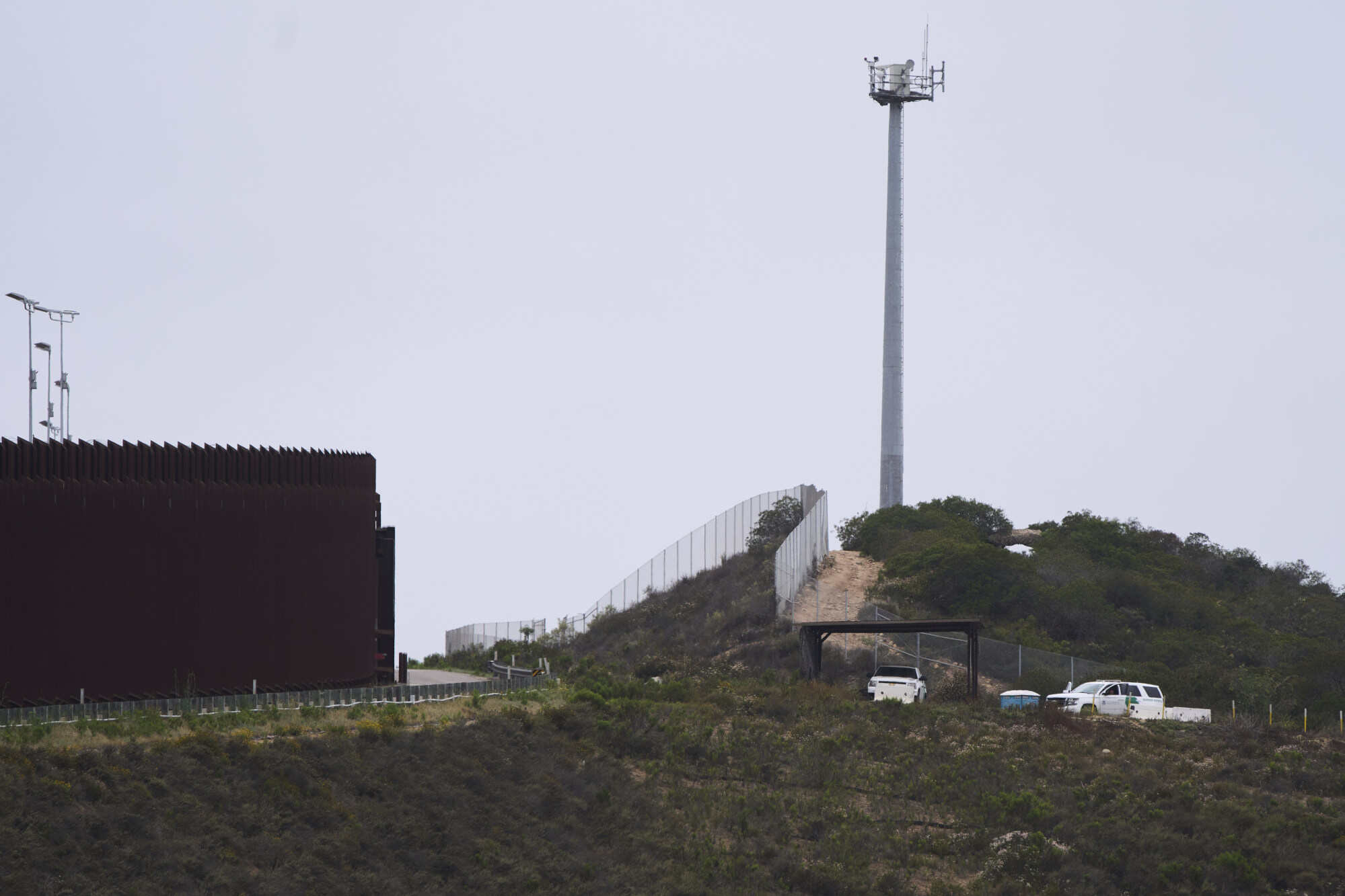 The US’ broader immigration plan includes finishing the US-Mexico border wall that Trump started during his first term. Photo: AP