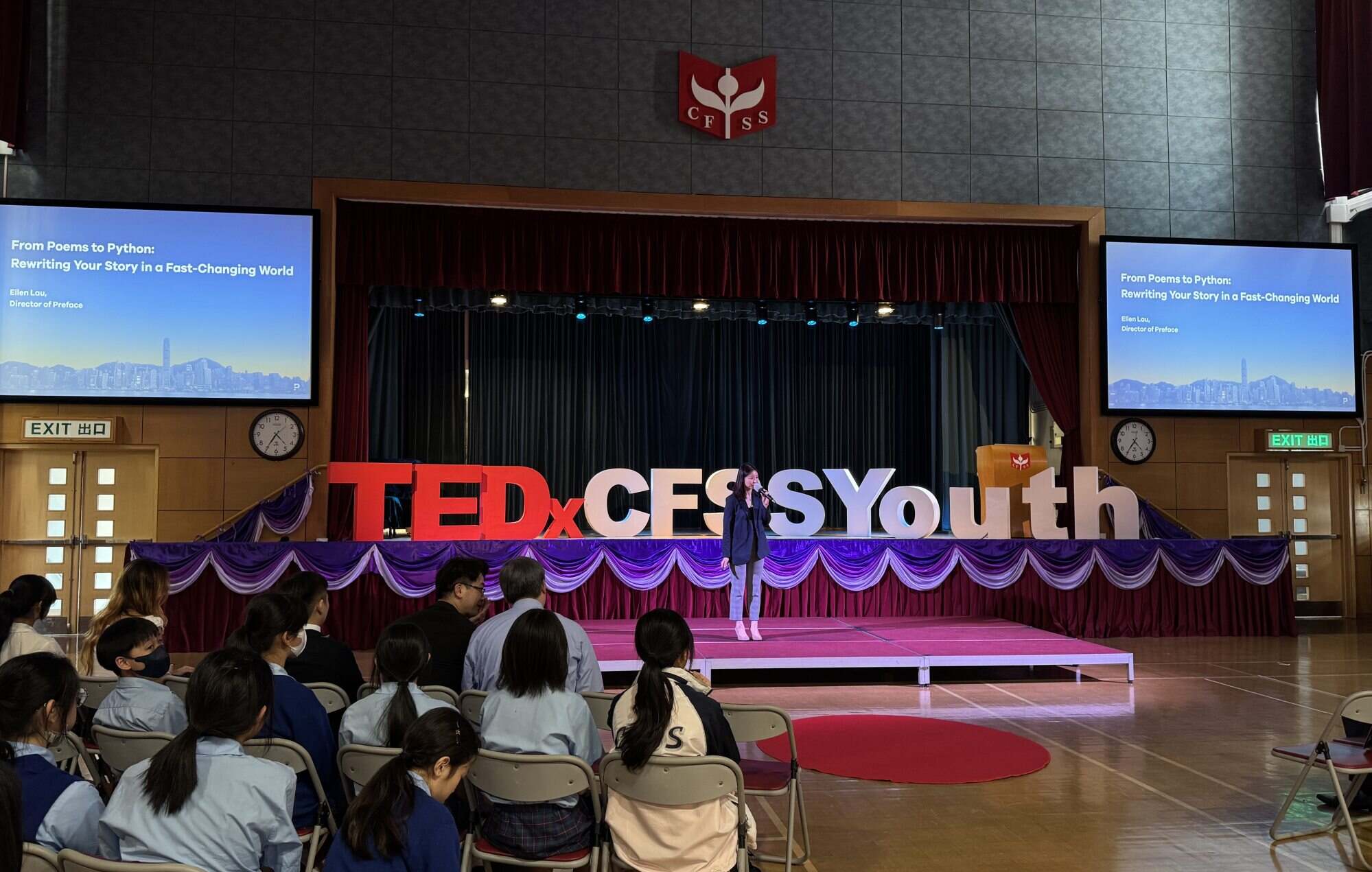 Ellen Lau, Preface’s director, speaks at a TEDx Talk event. Photo: Handout