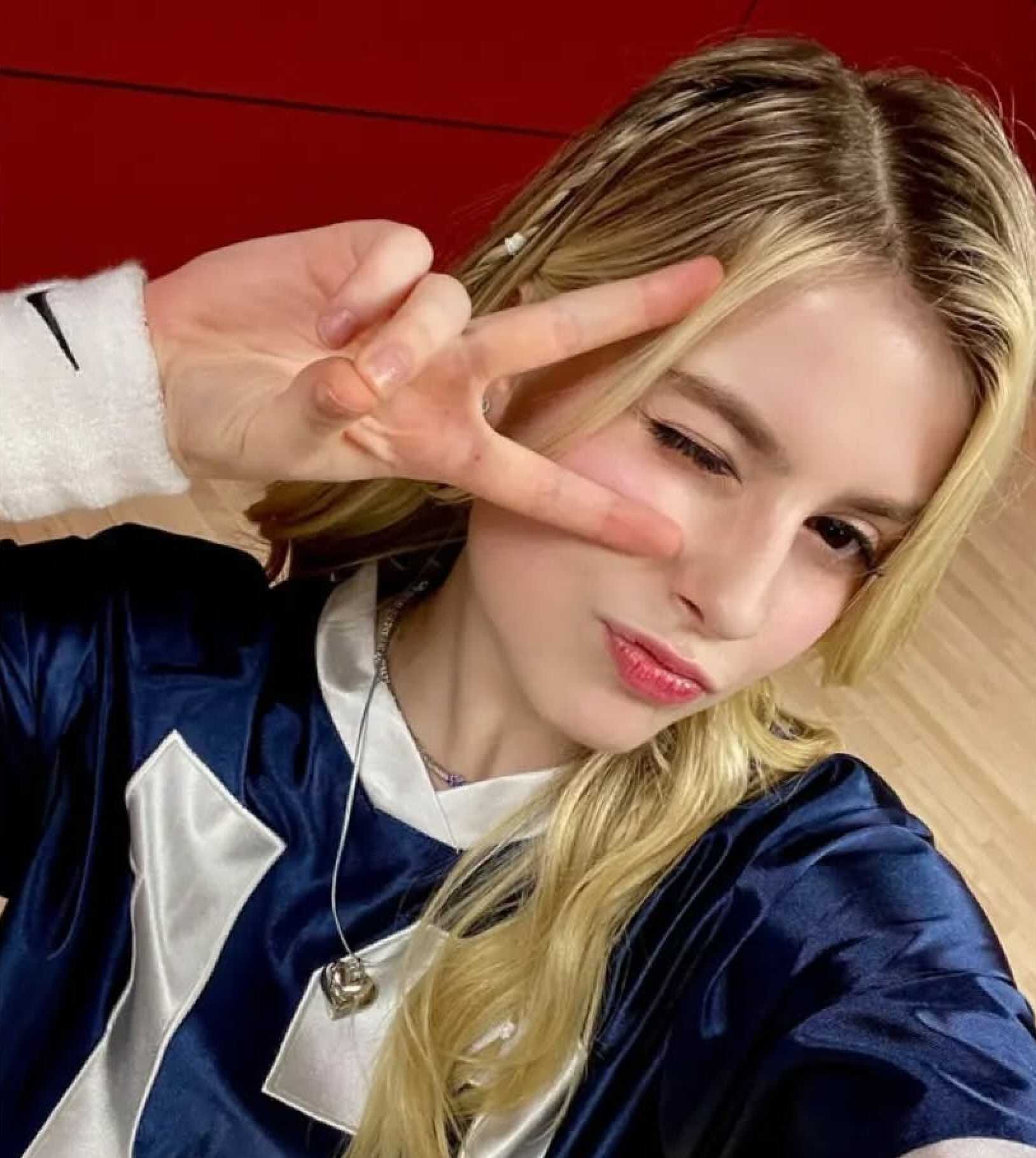 Kiera Grace Madder, then a member of K-pop girl group VCHA, during her training with South Korean music label JYP Entertainment. Photo: Instagram/jype_trainees
