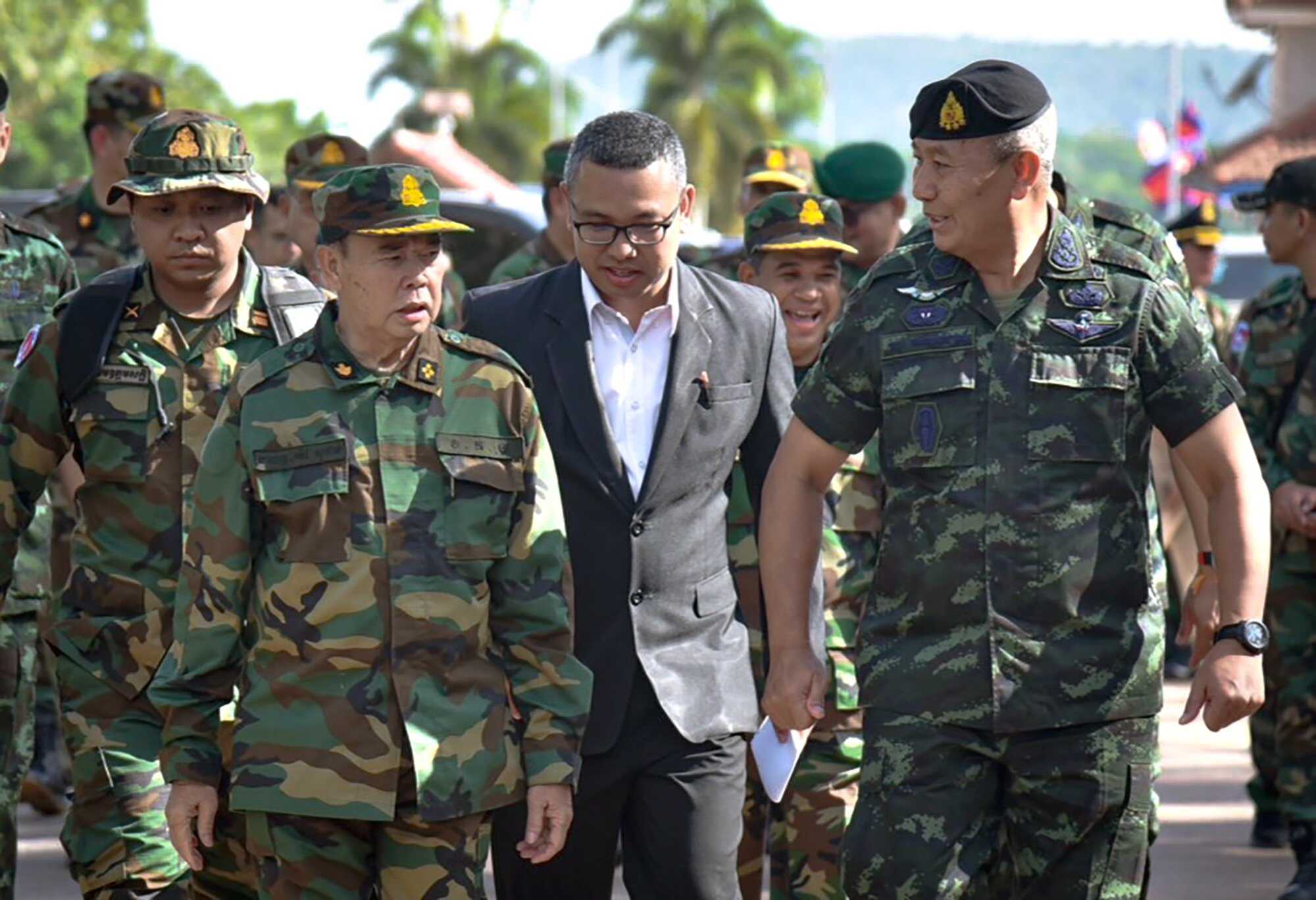 Cambodia has banned Thai fruit and vegetable imports after a border clash at the Emerald Triangle. Photo: EPA-EFE