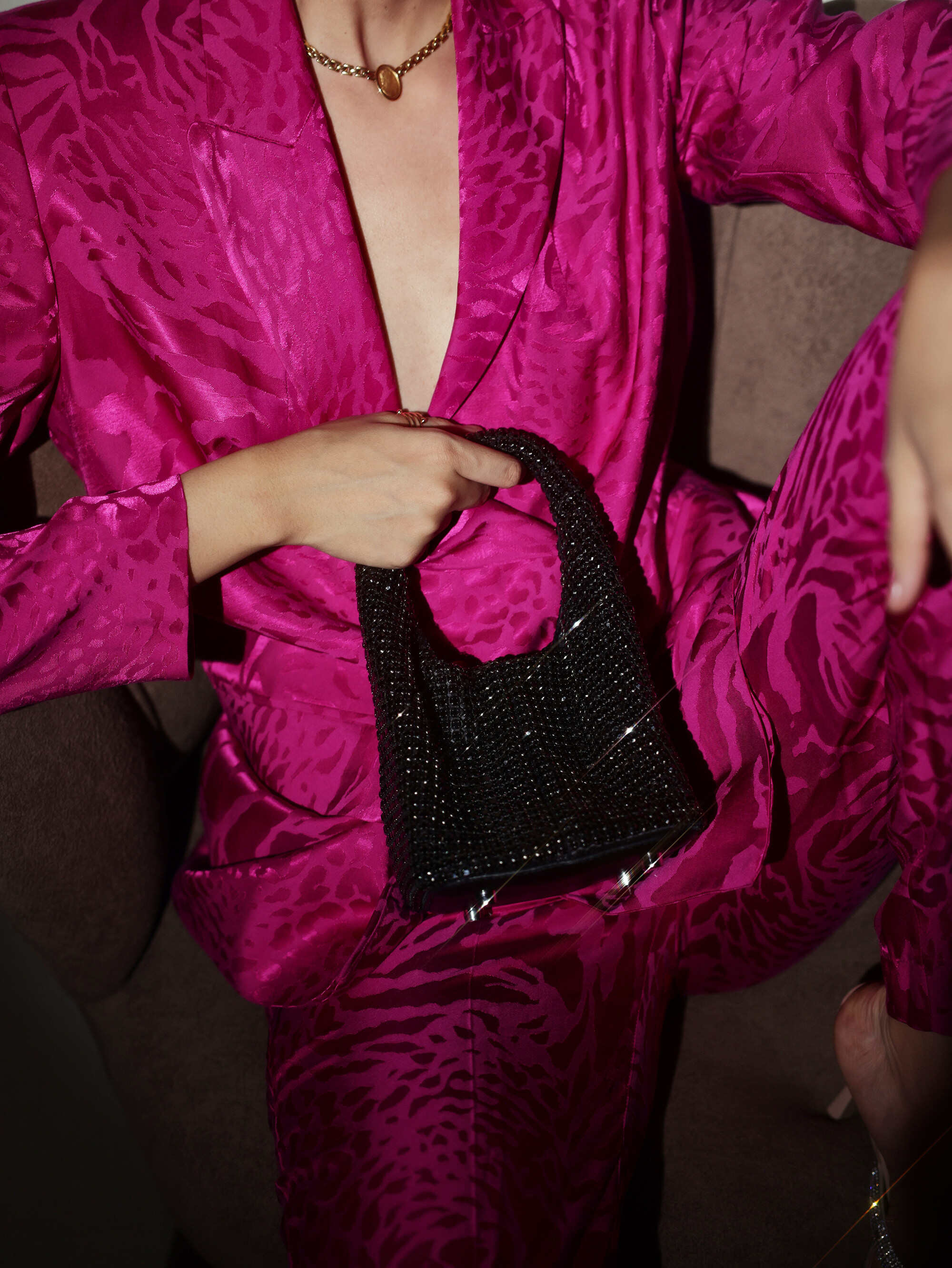 Mir Kash makes vegan luxury bags. Photo: Handout