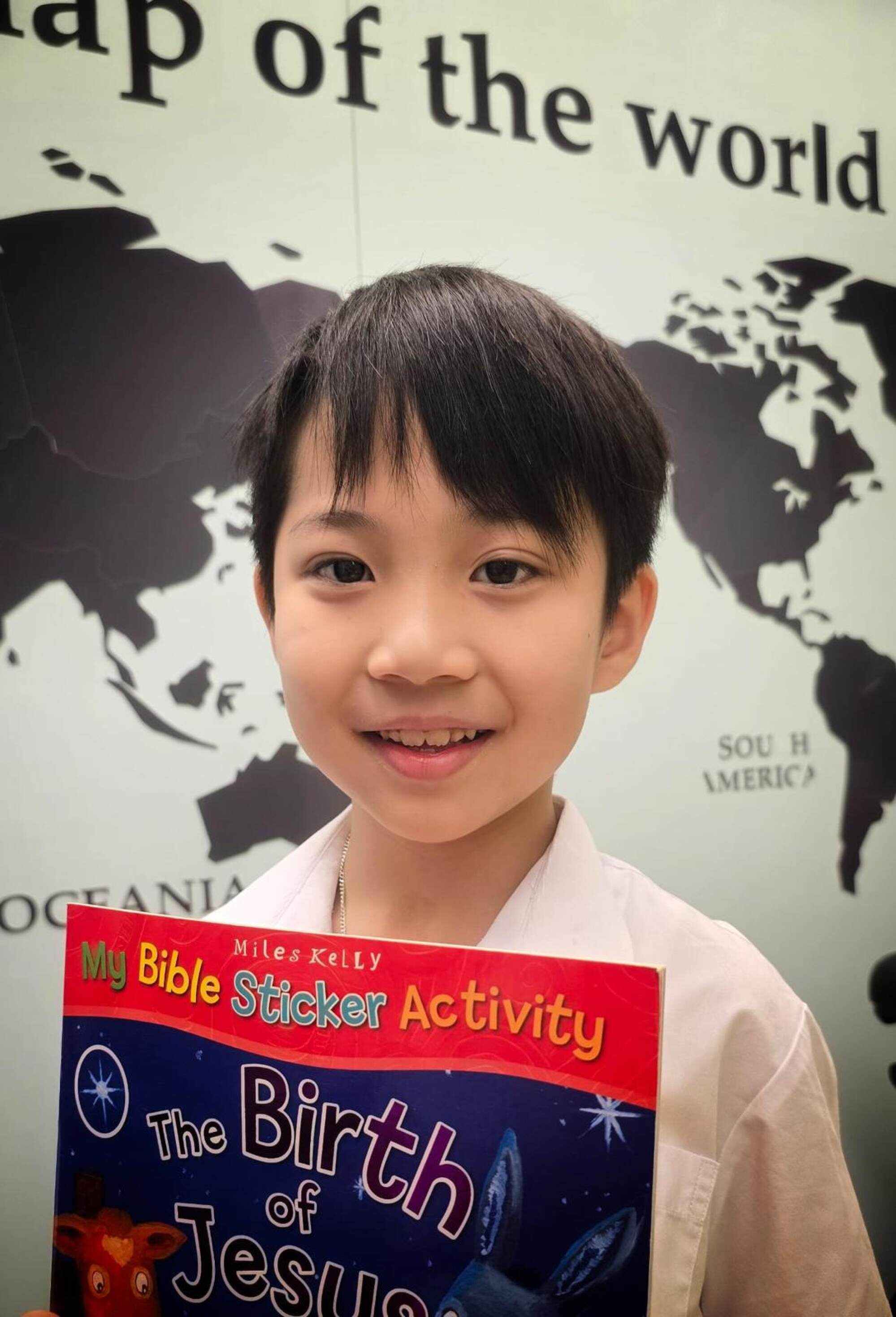 Colman Wan Keung-ming attends St Joseph’s Anglo-Chinese Primary School. Photo: Handout