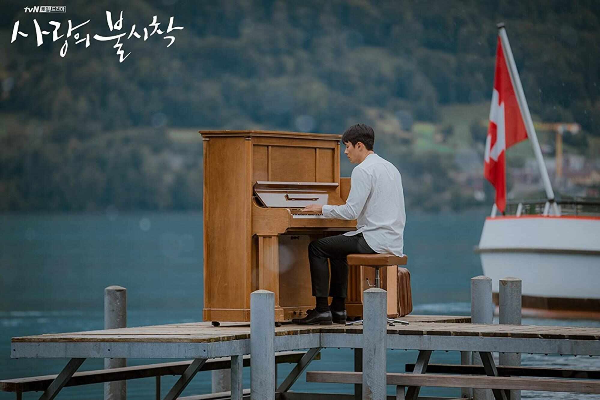 The dock was featured in the hit South Korean drama “Crash Landing on You”. Photo: tvN/Netflix