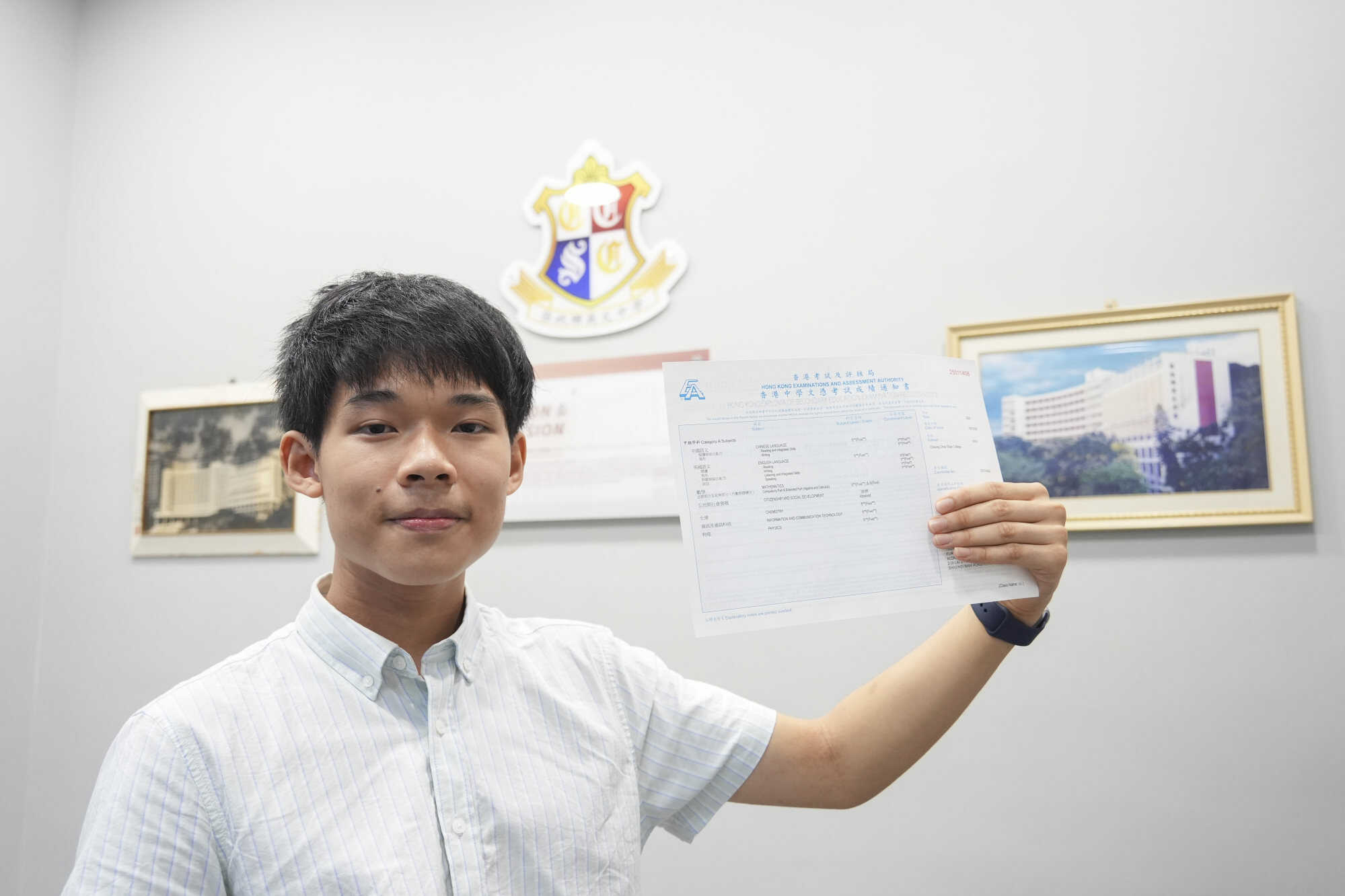Top scorer Ian Yau from Cheung Chuk Shan College. Photo: Eugene Lee
