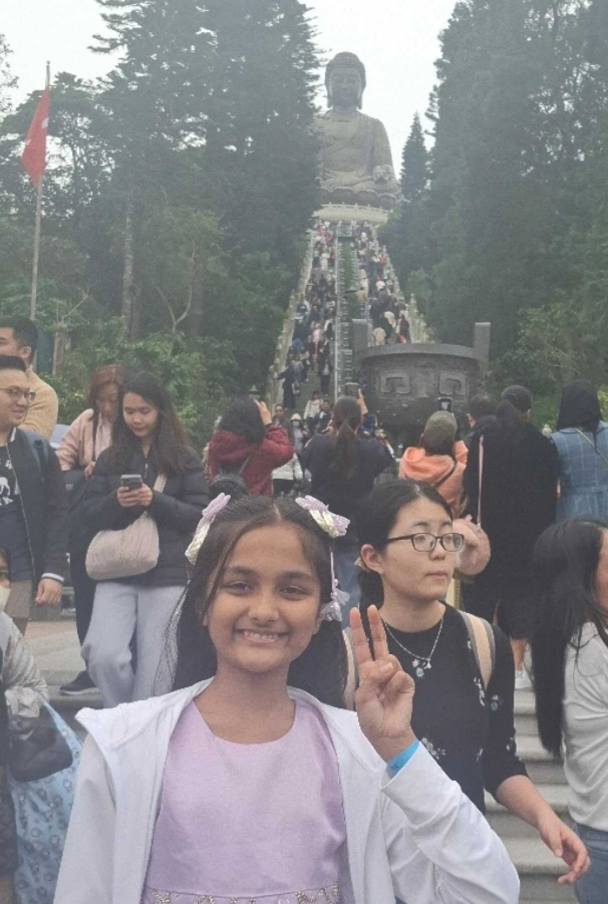 Advika Mittal attends Ho Yu College and Primary School (Sponsored by Sik Sik Yuen). Photo: Handout