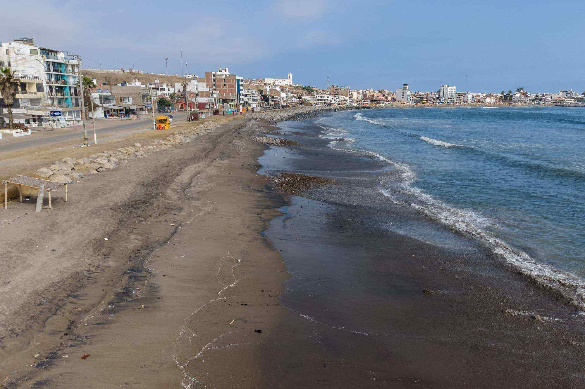 Aerial view of Trujillo, Peru on July 30. Peru closed 65 of its 121 Pacific ports after a tsunami alert was issued following a massive 8.8-magnitude earthquake off the east coast of Russia. Photo: AFP