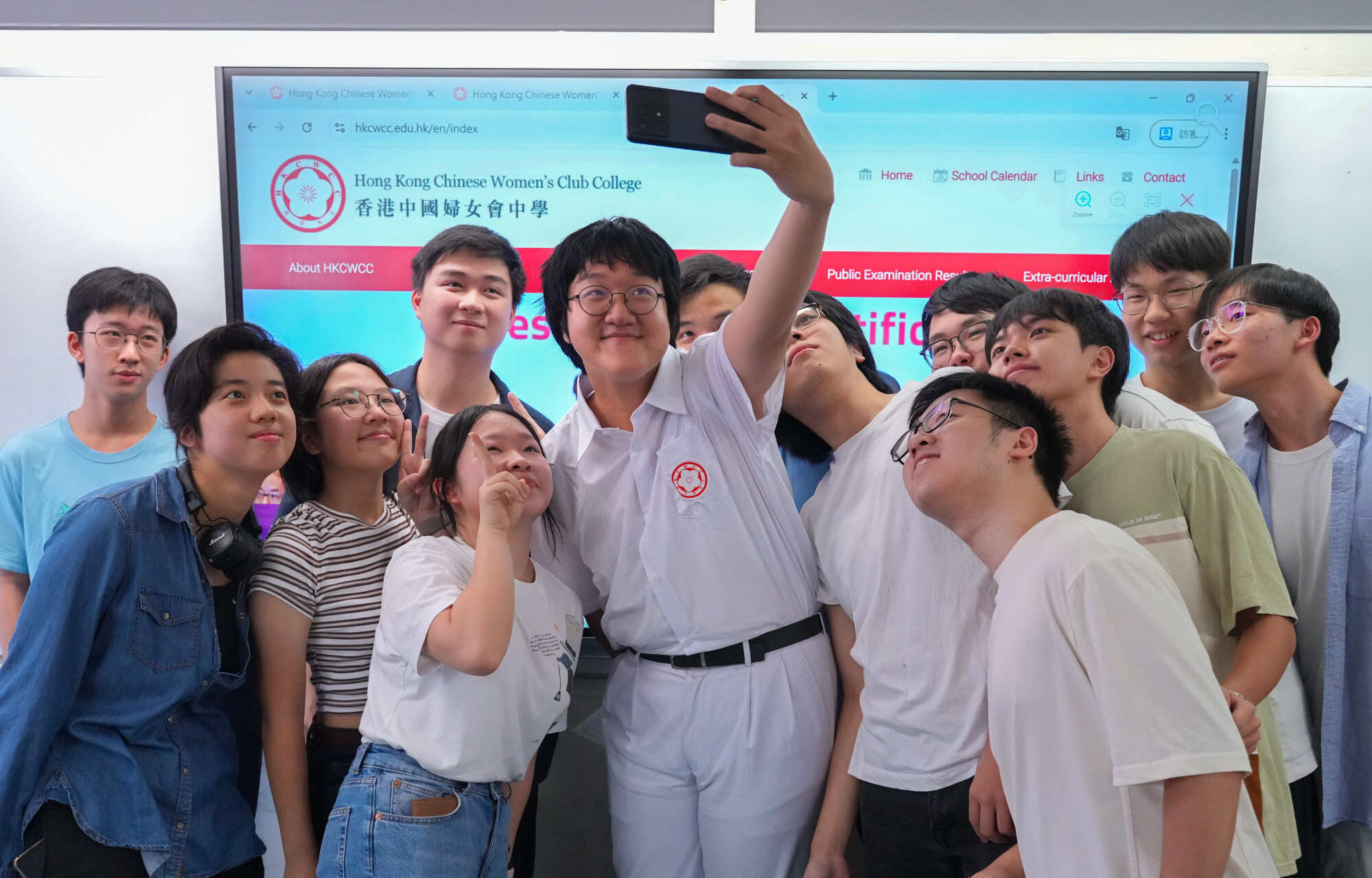 Wang Haibo, this year’s only DSE “ultimate top scorer”, will be joining CUHK’s medicine programme. Photo: May Tse