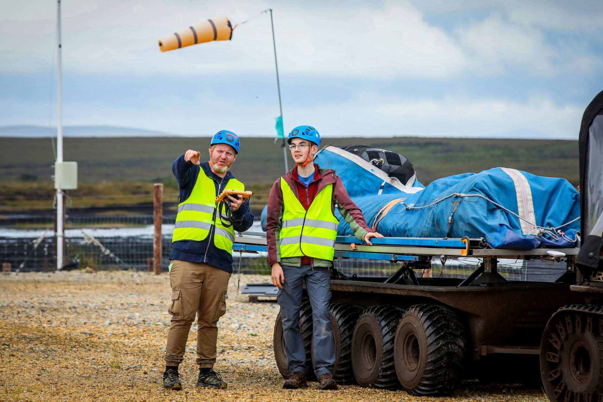 The innovative kite technology offers a flexible, clean energy solution with potential for remote and offshore use. Photo: AFP