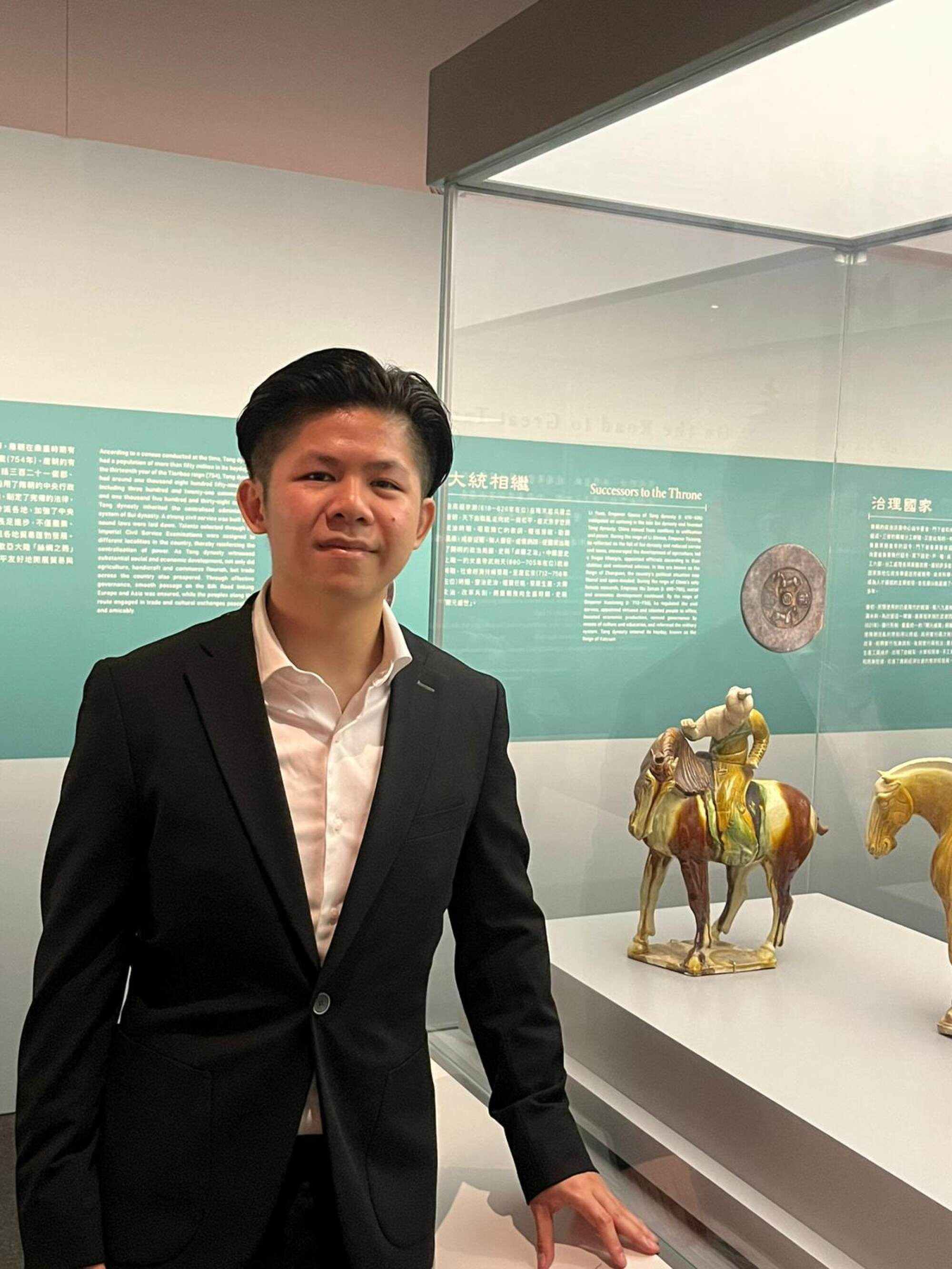 Sam Wu hopes young Hongkongers can be inspired by the exhibition at the Hong Kong Heritage Discovery Centre. Photo: Leah Lei