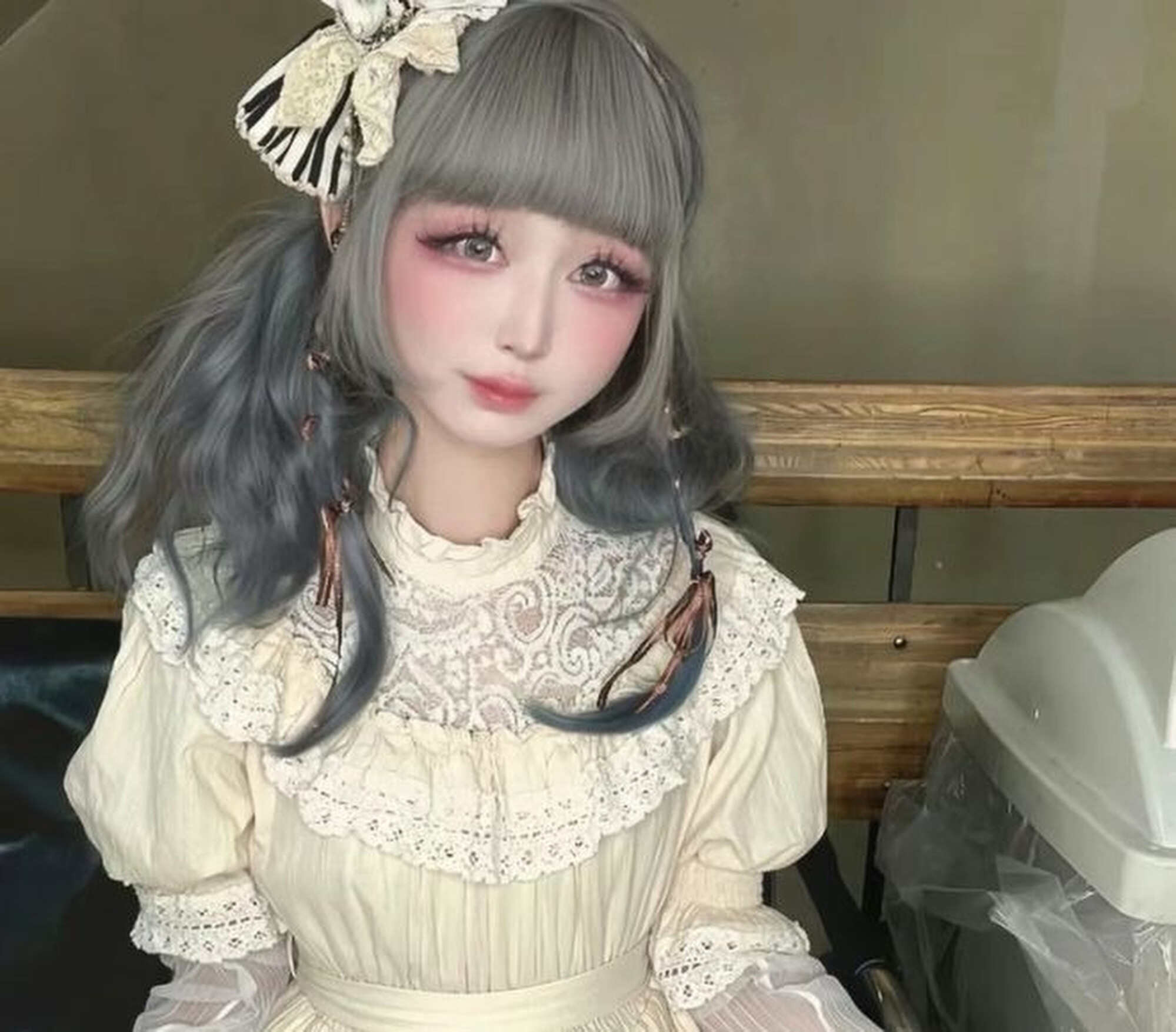 Takuma Tani in his Lolita costume. Photo: Handout