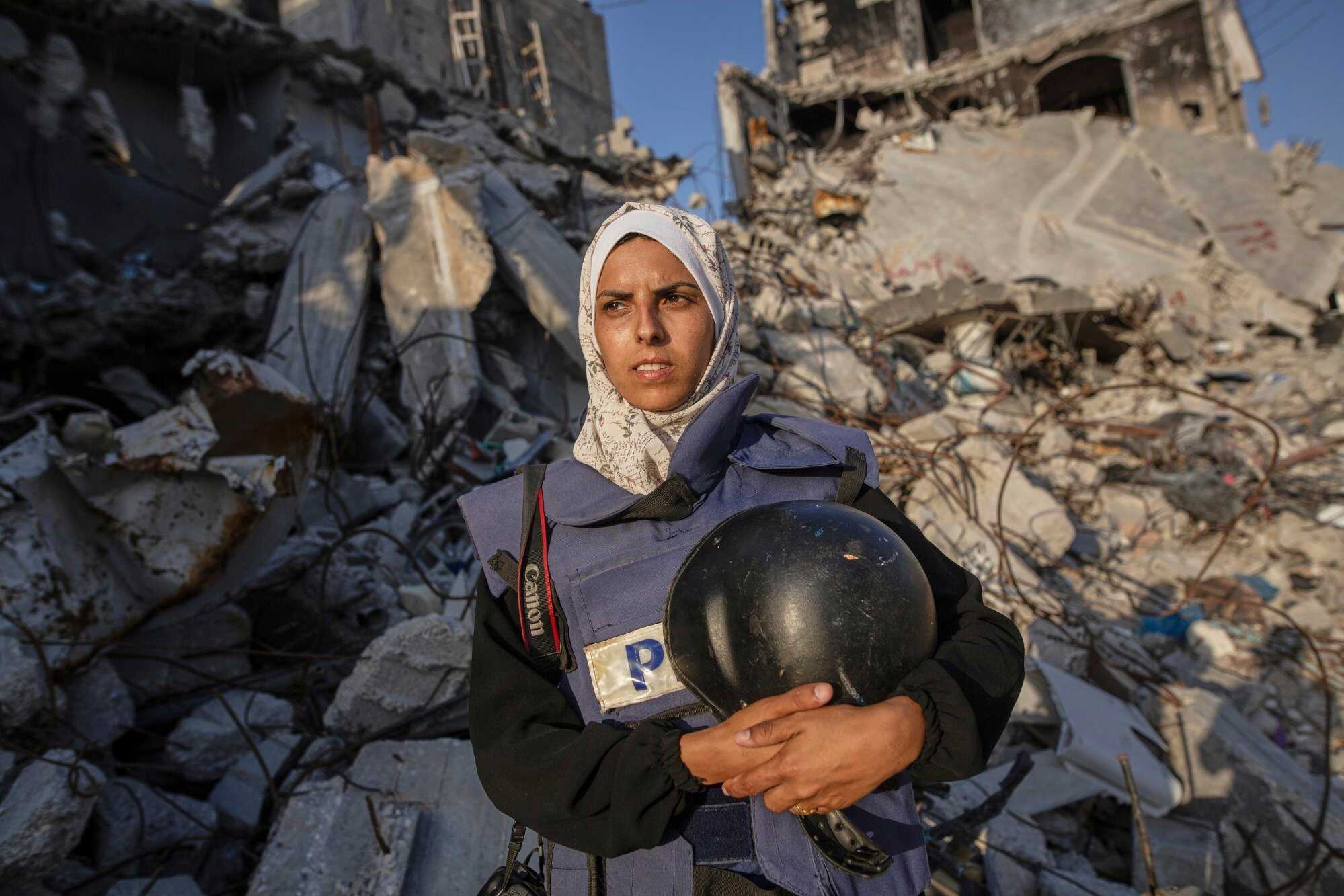 Freelance journalist Mariam Dagga, 33, had been working with the Associated Press and other outlets. Photo: AP